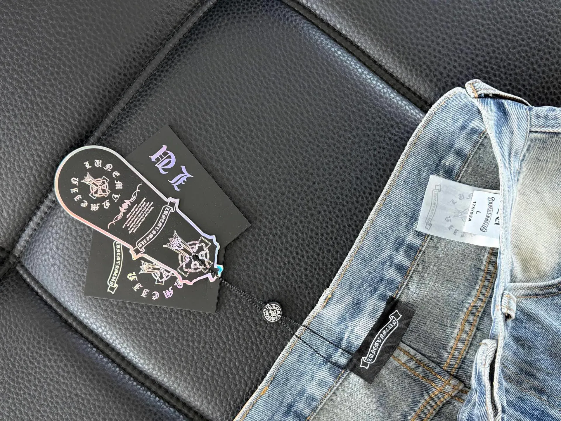 Джинсы Женские Chrome Hearts 3375349