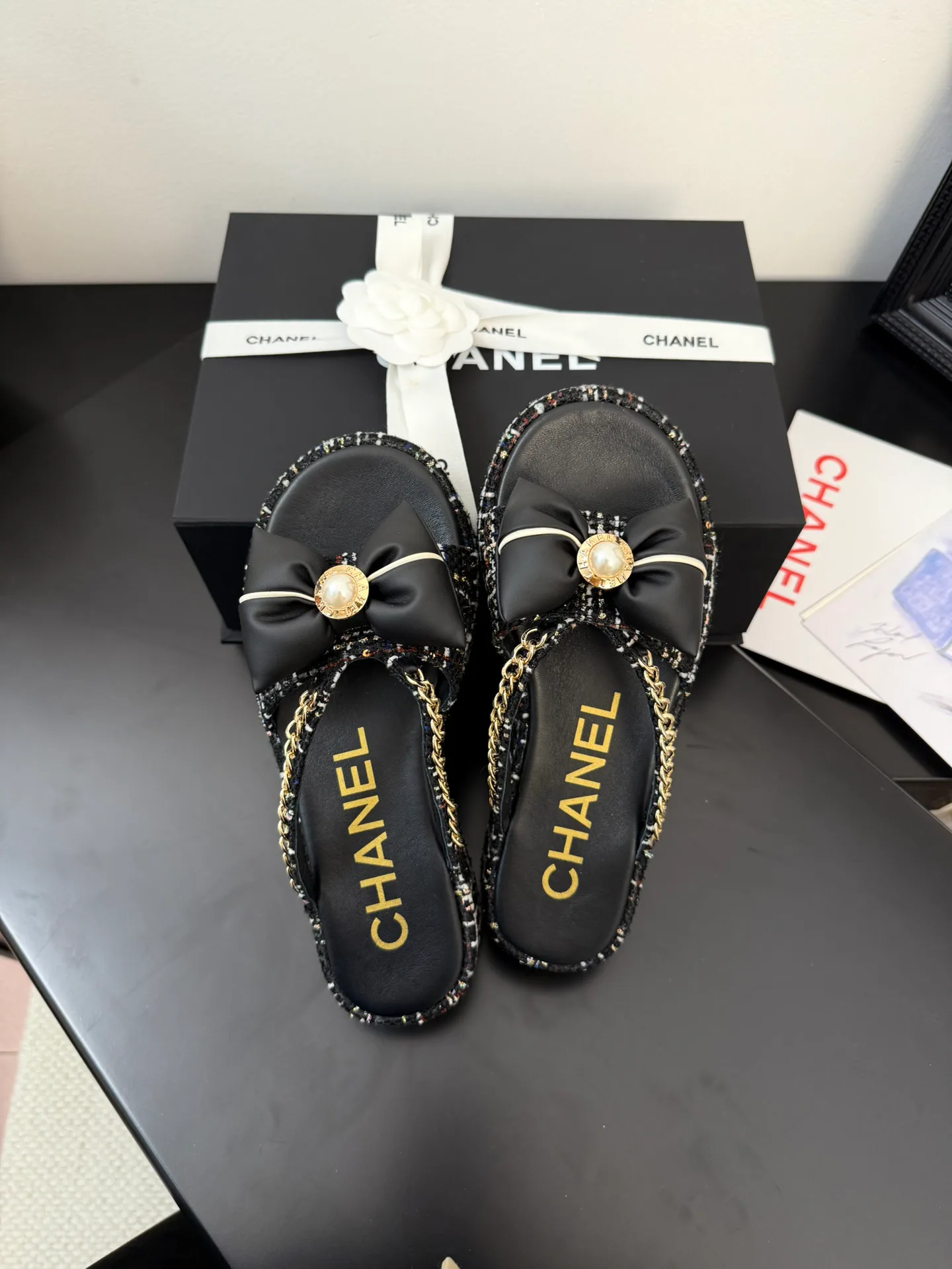 Шлепанцы Женские Chanel 20386