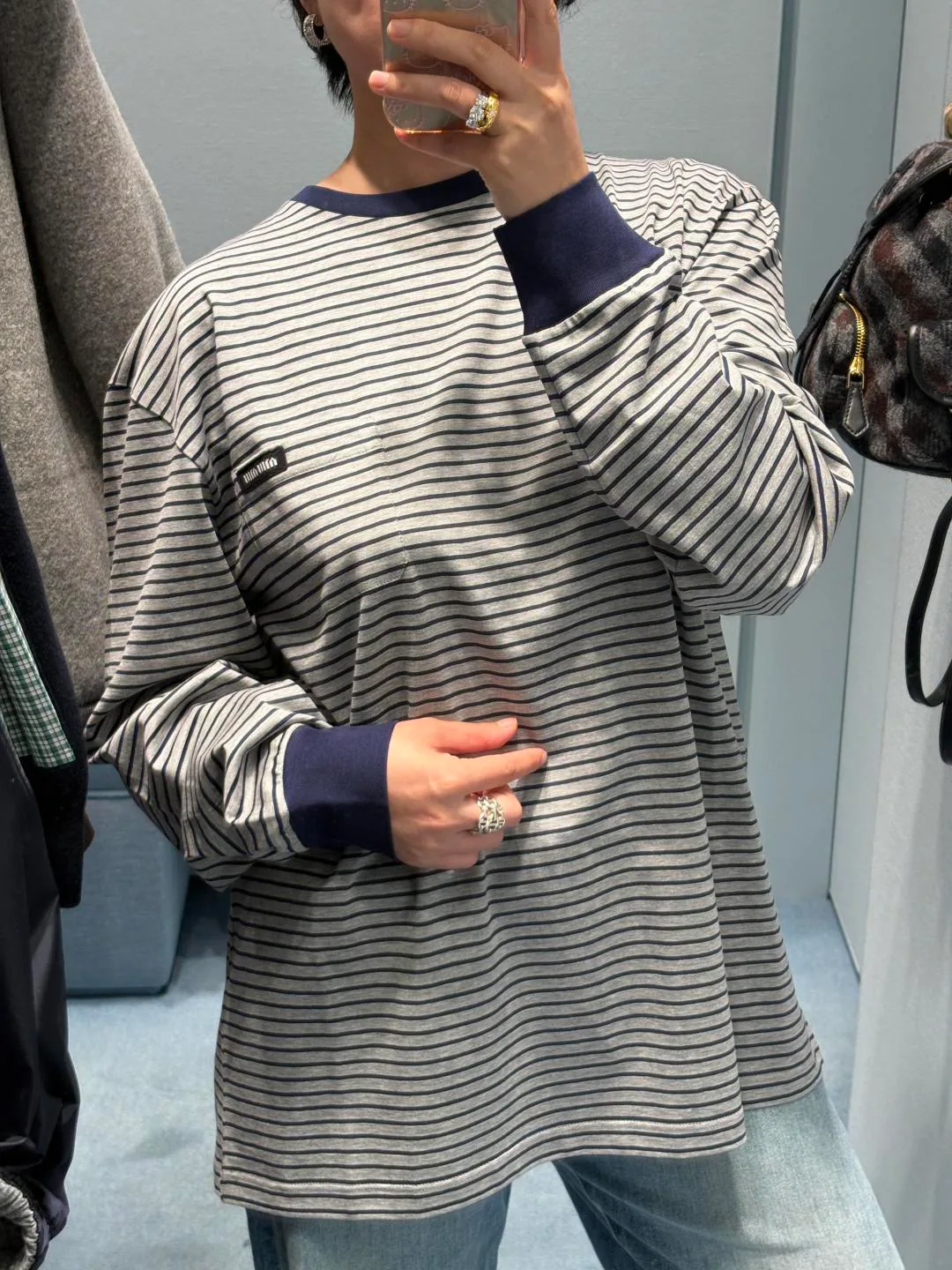 Лонгсливы Мужские Miu Miu 9226537