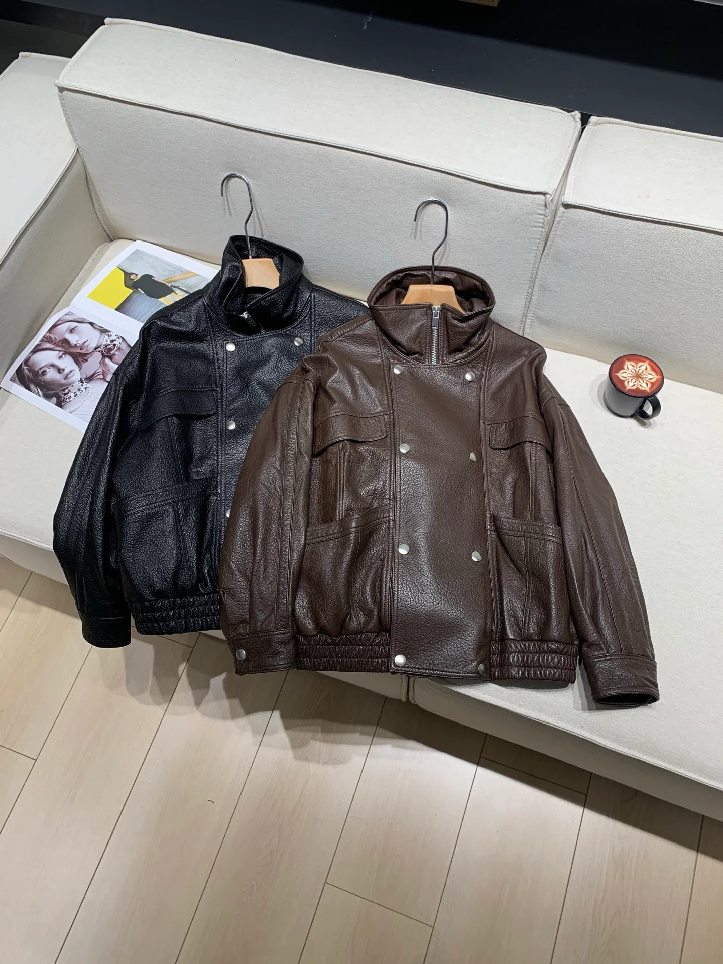 Куртки И Пуховики Женские Saint Laurent 156575