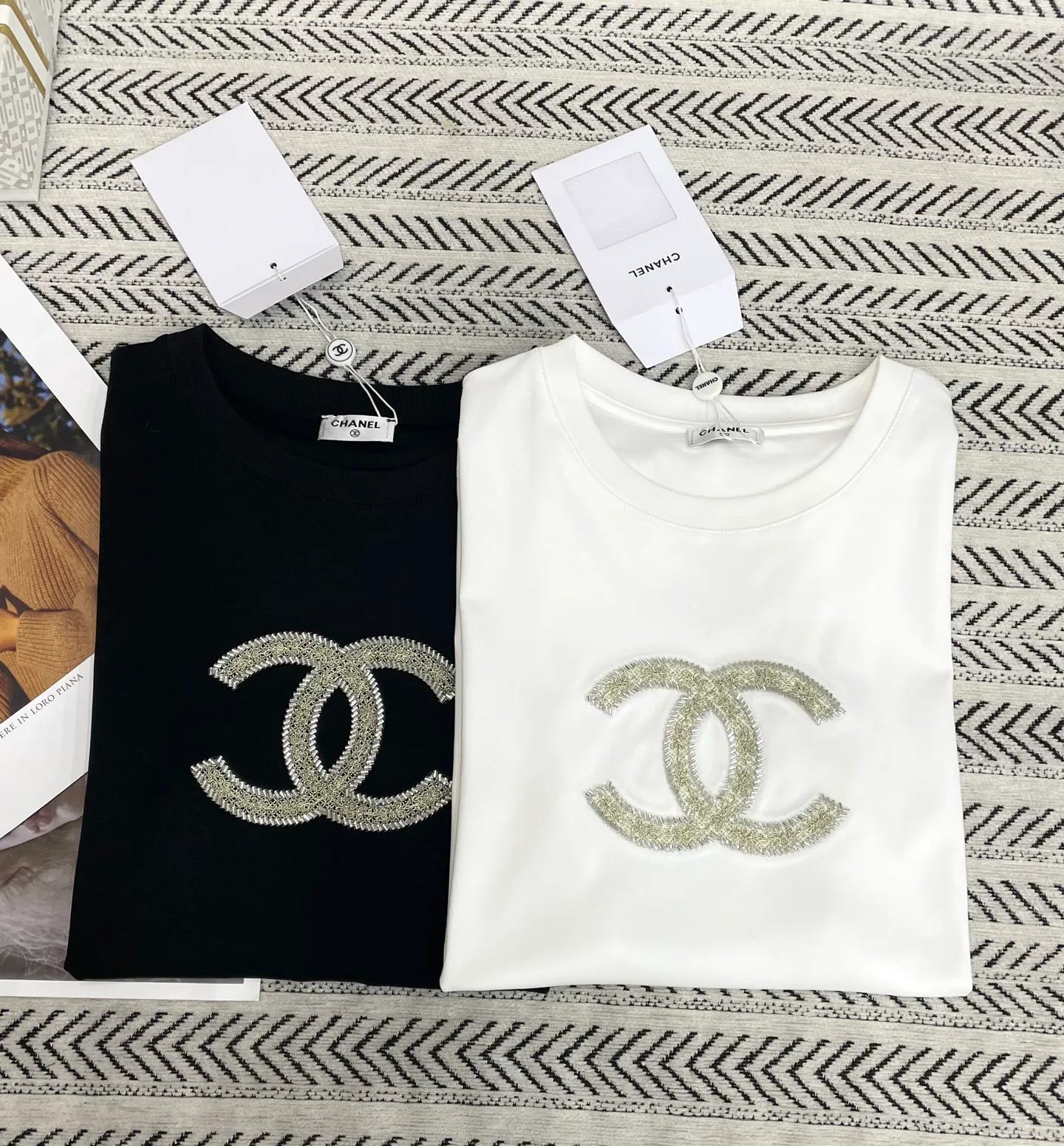 Футболки Женские Chanel 11639699