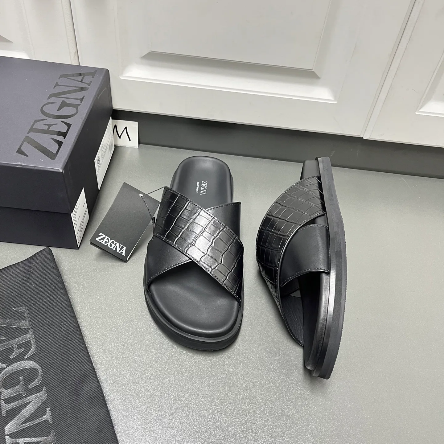 Шлепанцы Мужские Zegna 30415