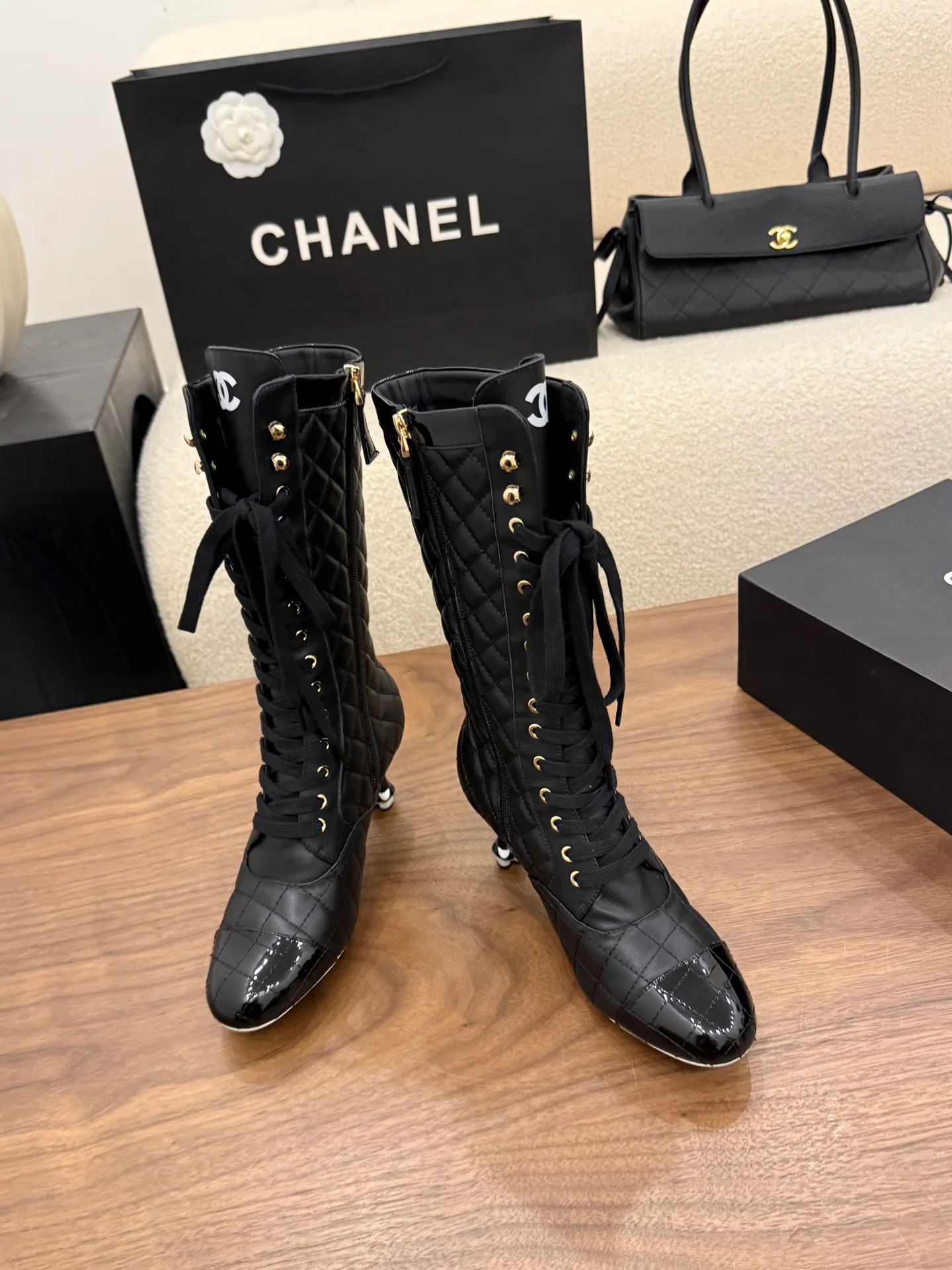 Сапоги Женские Chanel 17920836