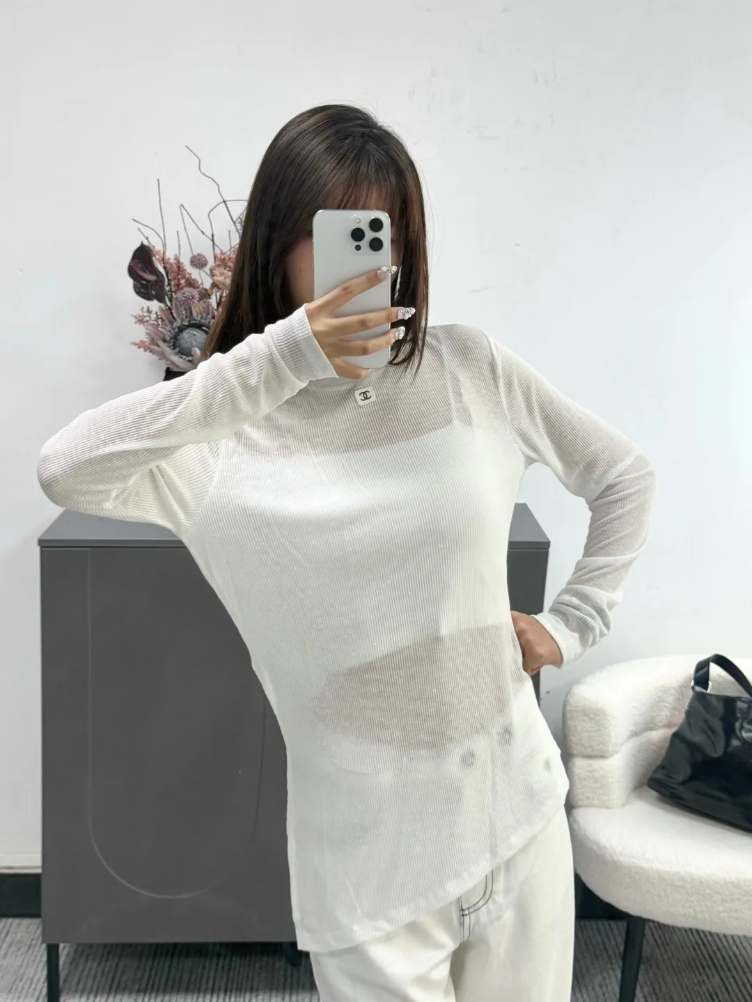 Лонгсливы Женские Chanel 13232062