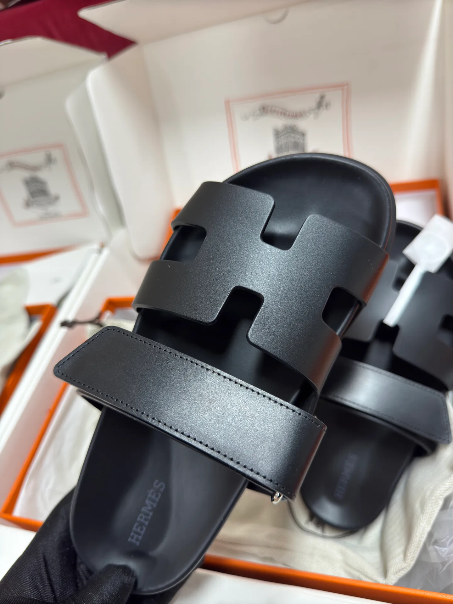 Шлепанцы Женские Hermes 5684