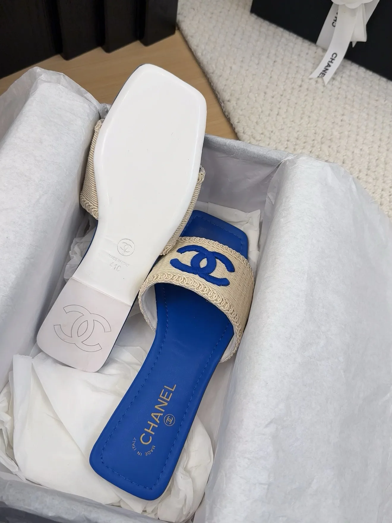 Шлепанцы Женские Chanel 28189