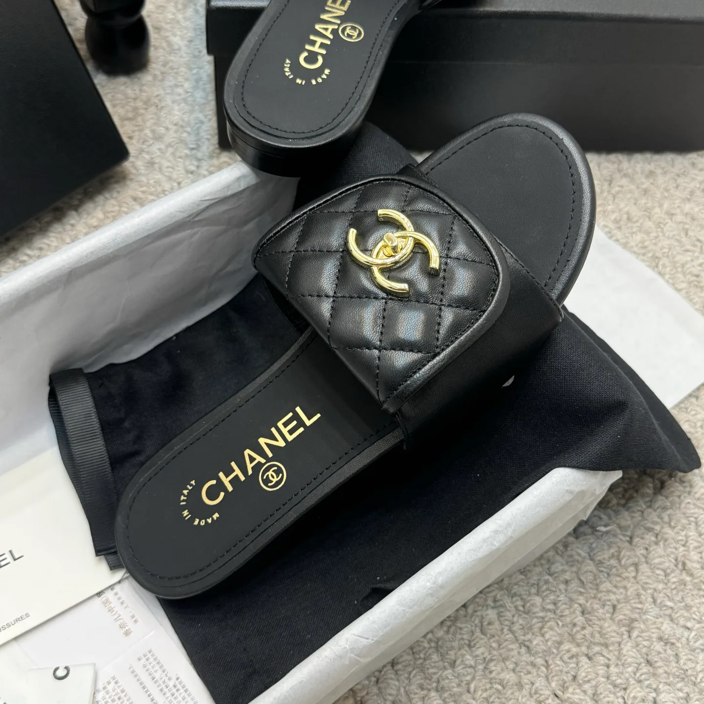 Шлепанцы Женские Chanel 13842