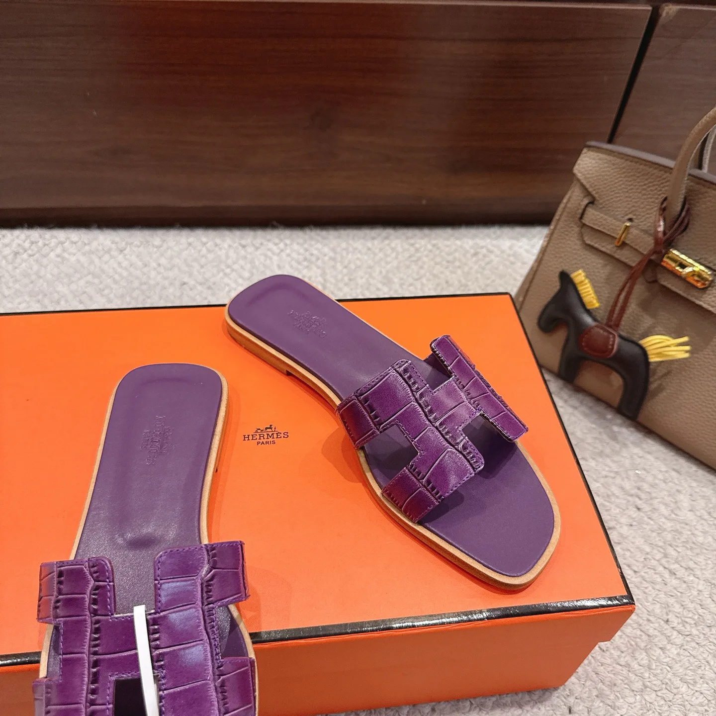 Шлепанцы Женские Hermes 17480666
