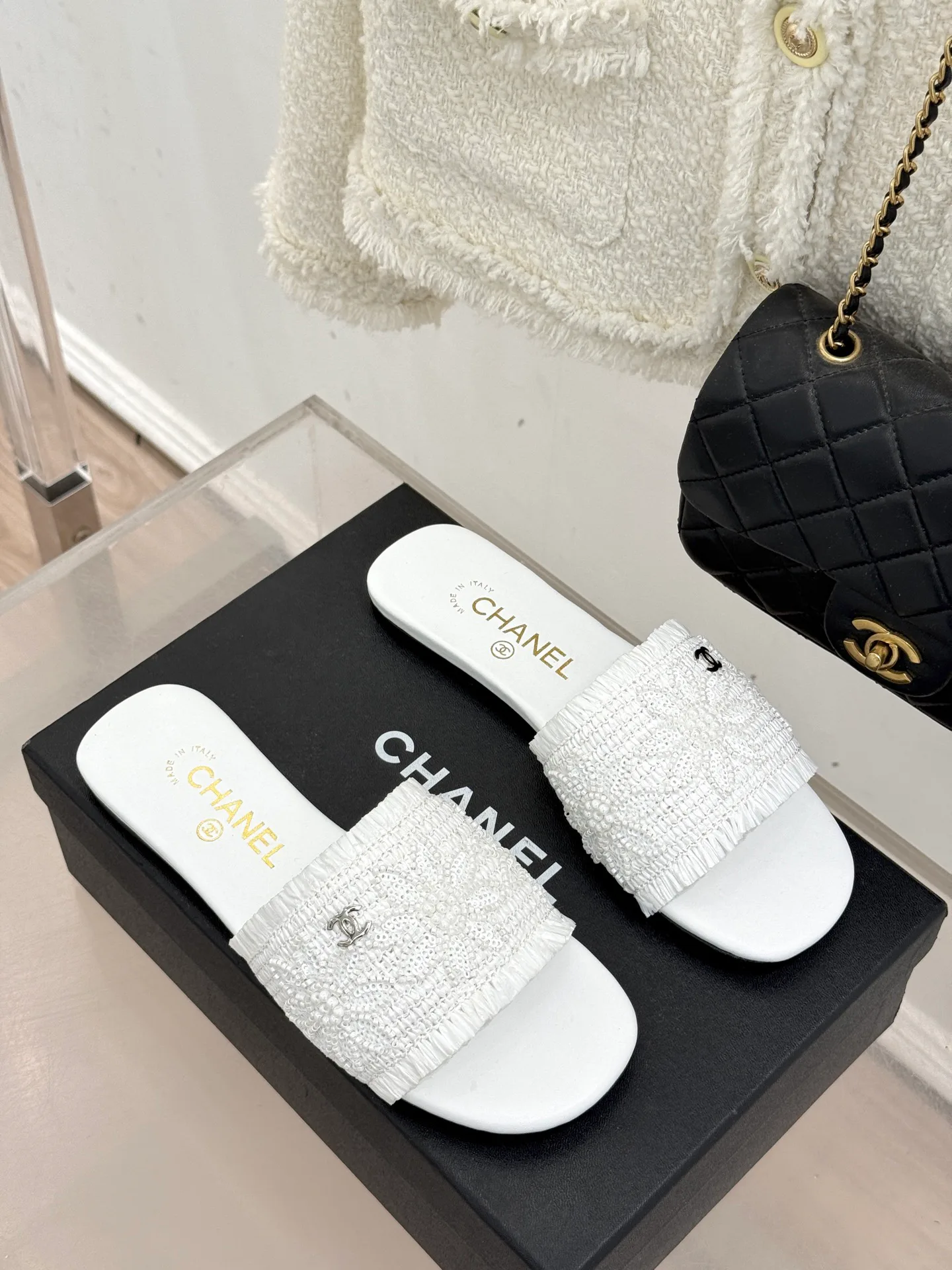 Шлепанцы Женские Chanel 1794984