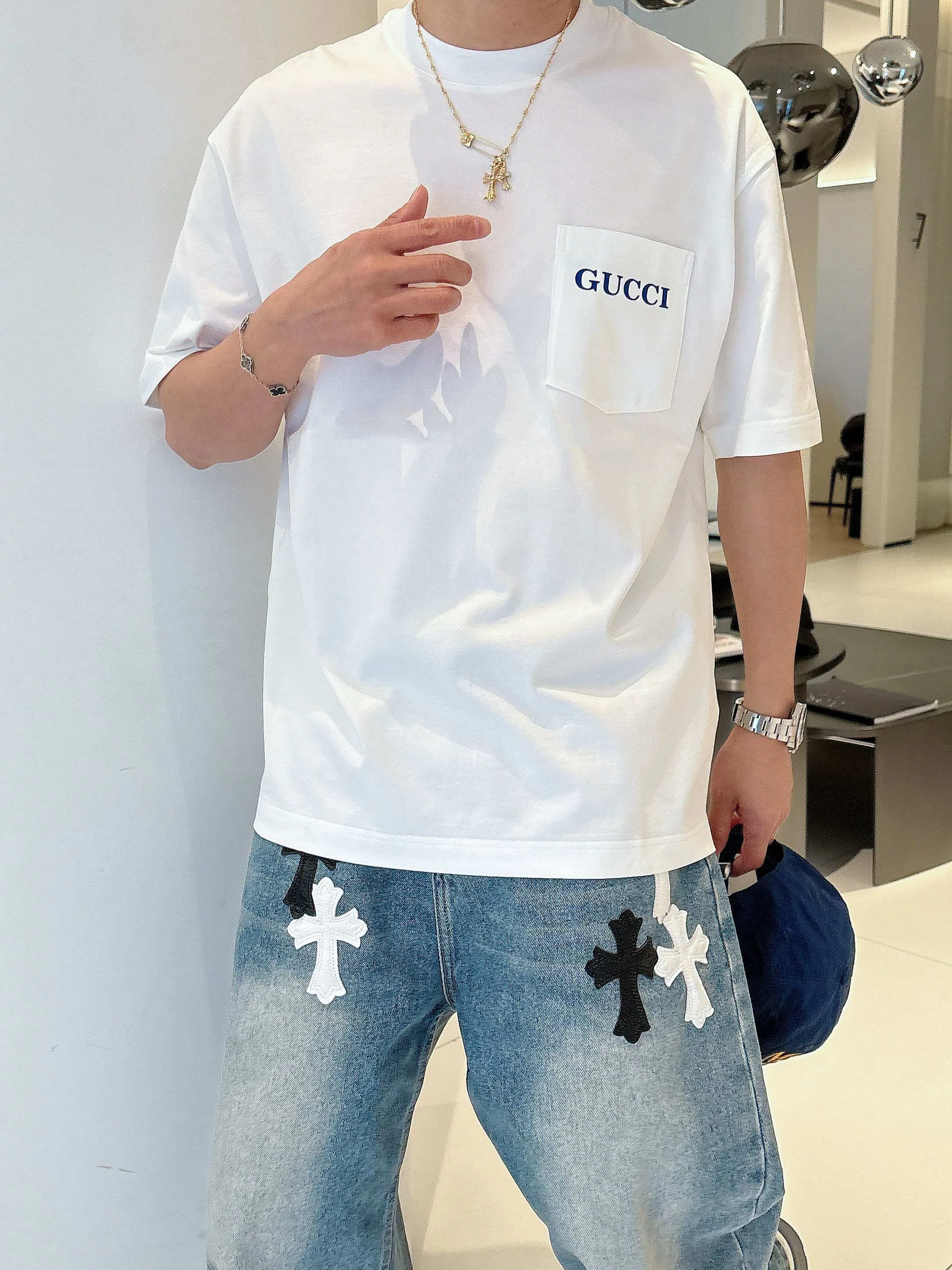 Футболки Мужские Gucci 24113