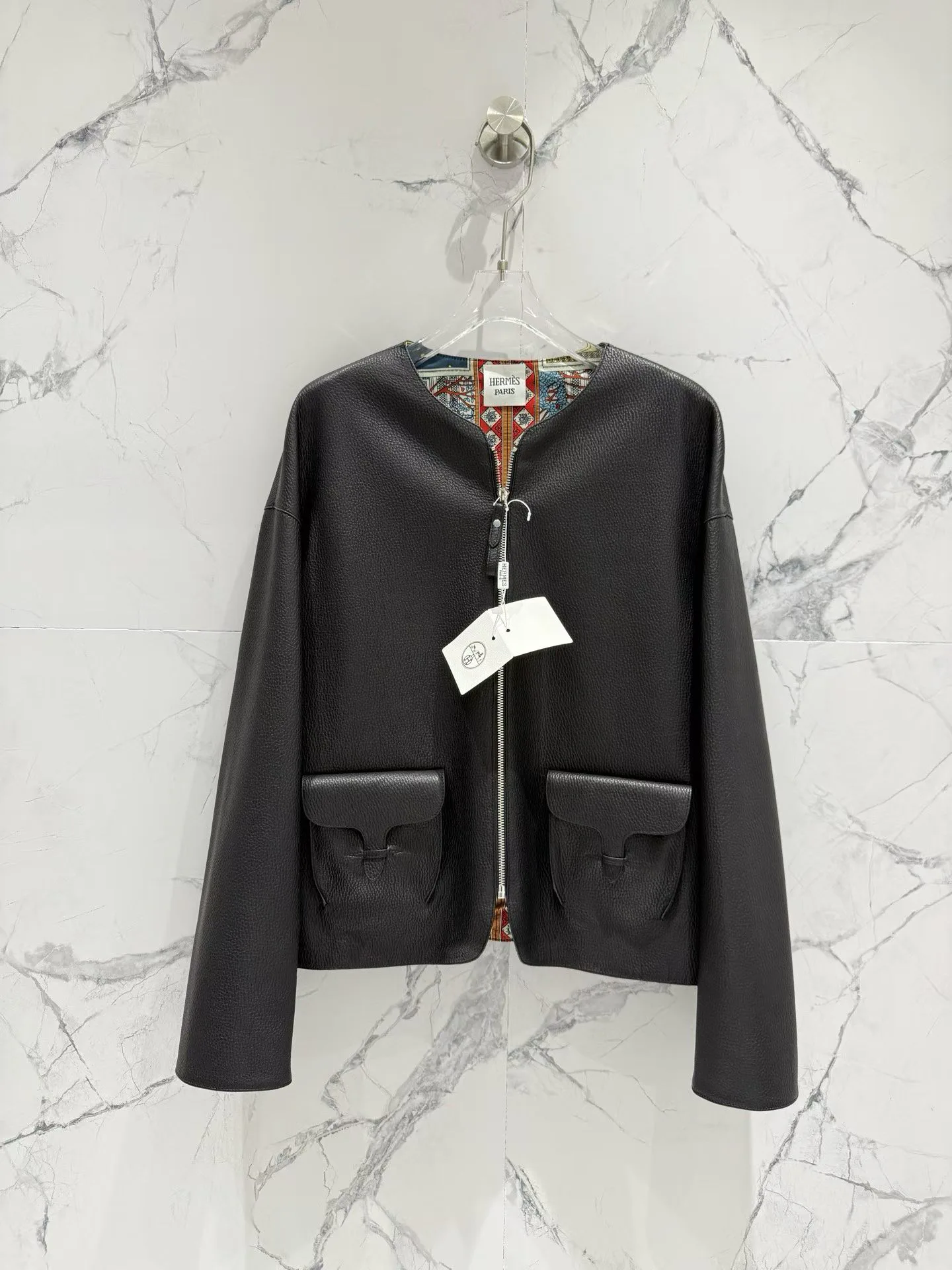 Кожаные Куртки И Дублёнки Женские Hermes 19253104
