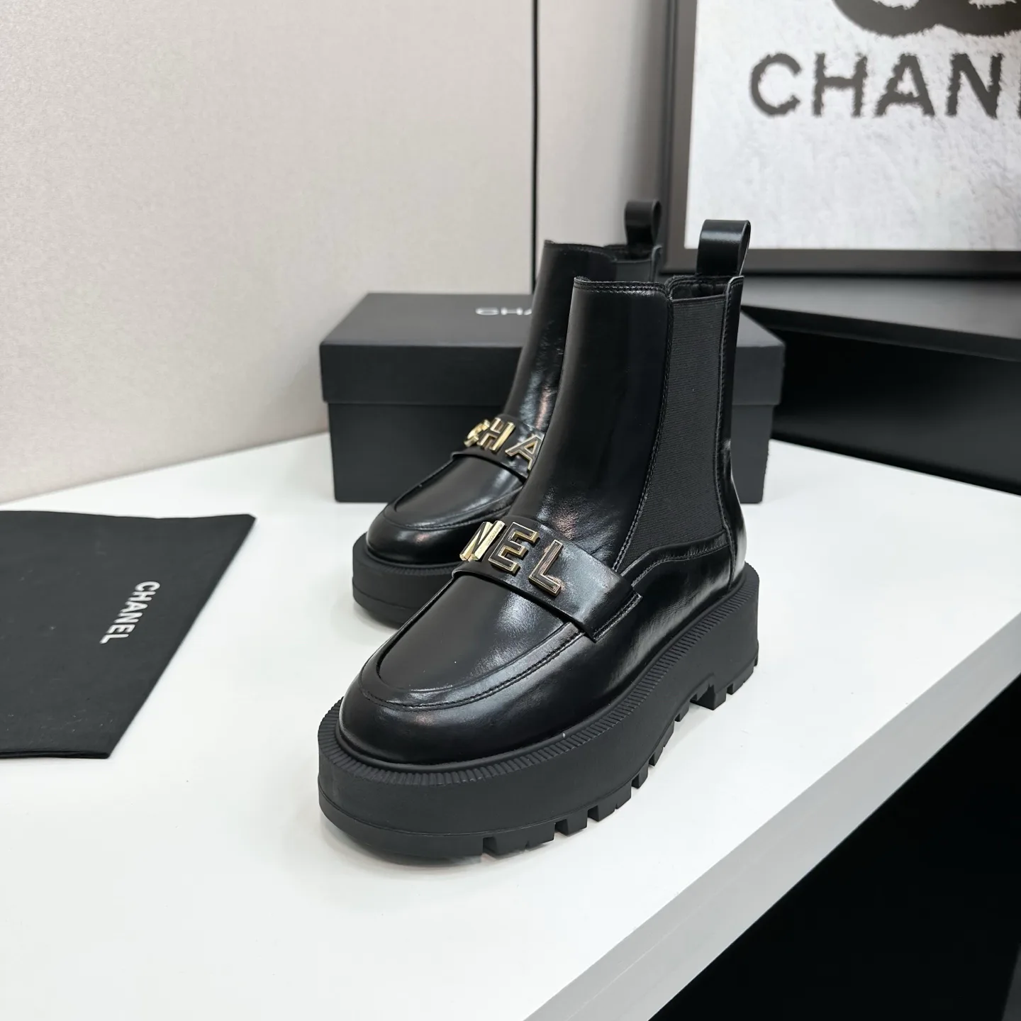 Ботинки Женские Chanel 521487