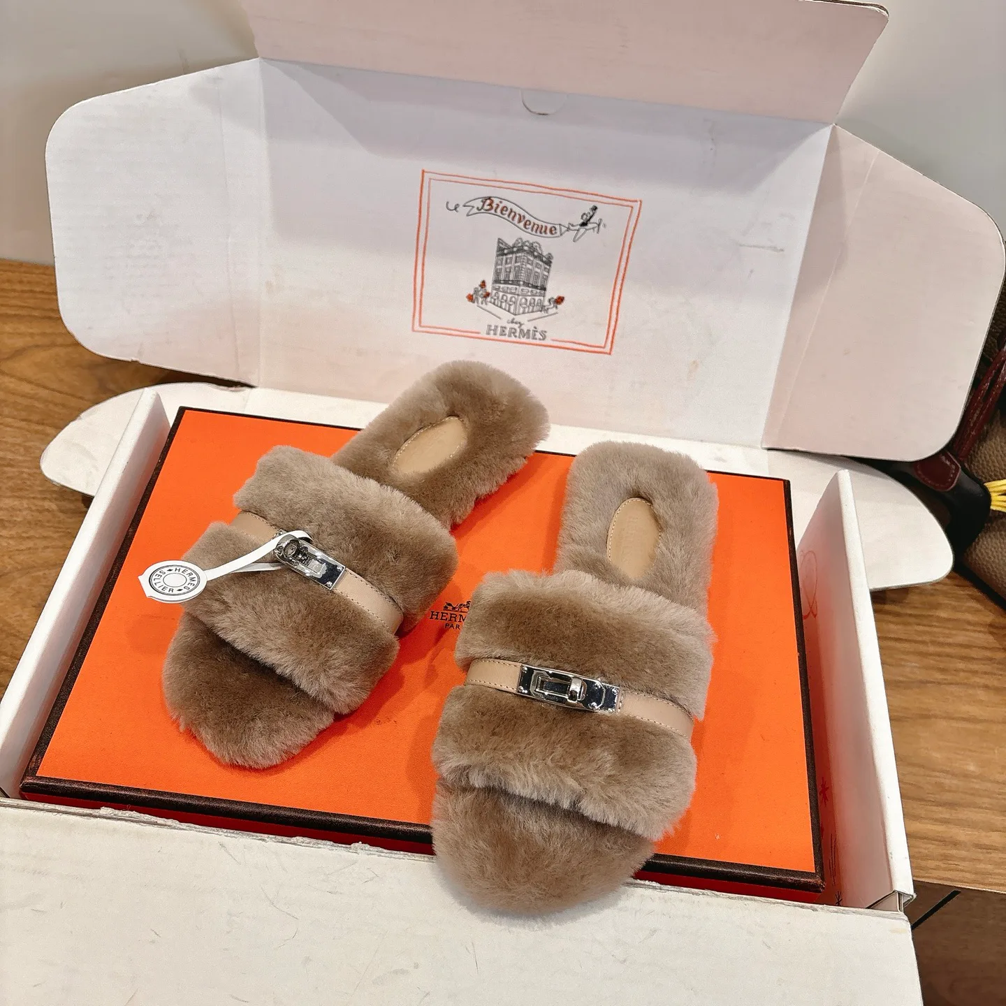 Тапочки Женские Hermes 4500872