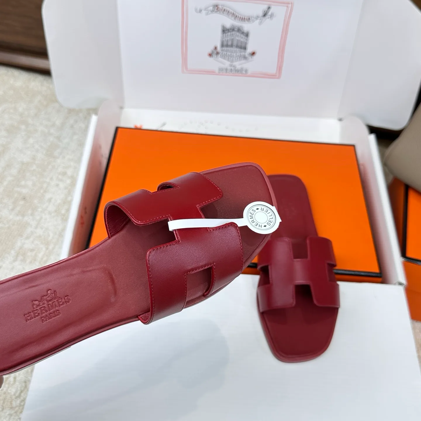 Шлепанцы Женские Hermes 3043249