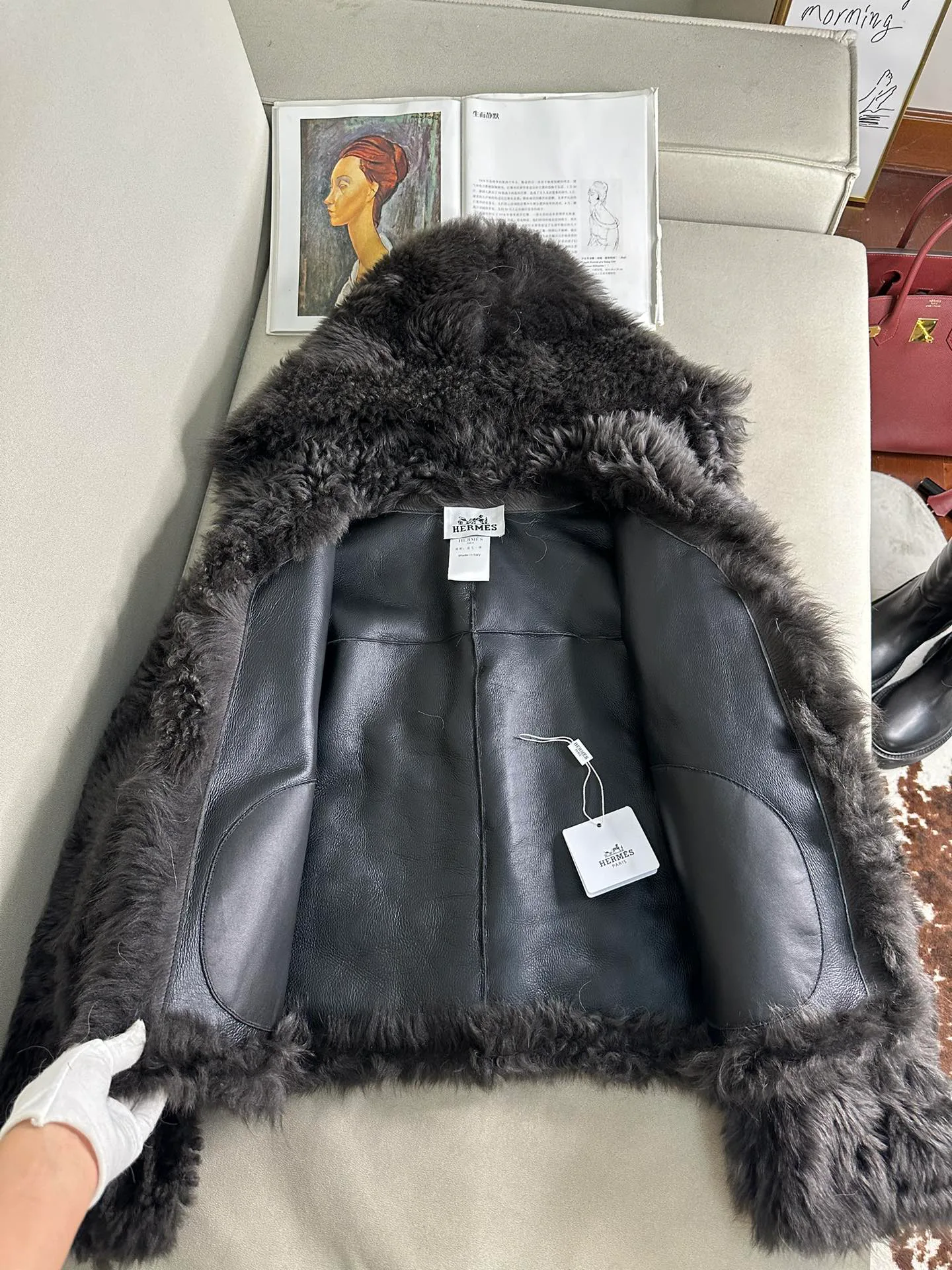 Кожаные Куртки И Дублёнки Женские Hermes 415294