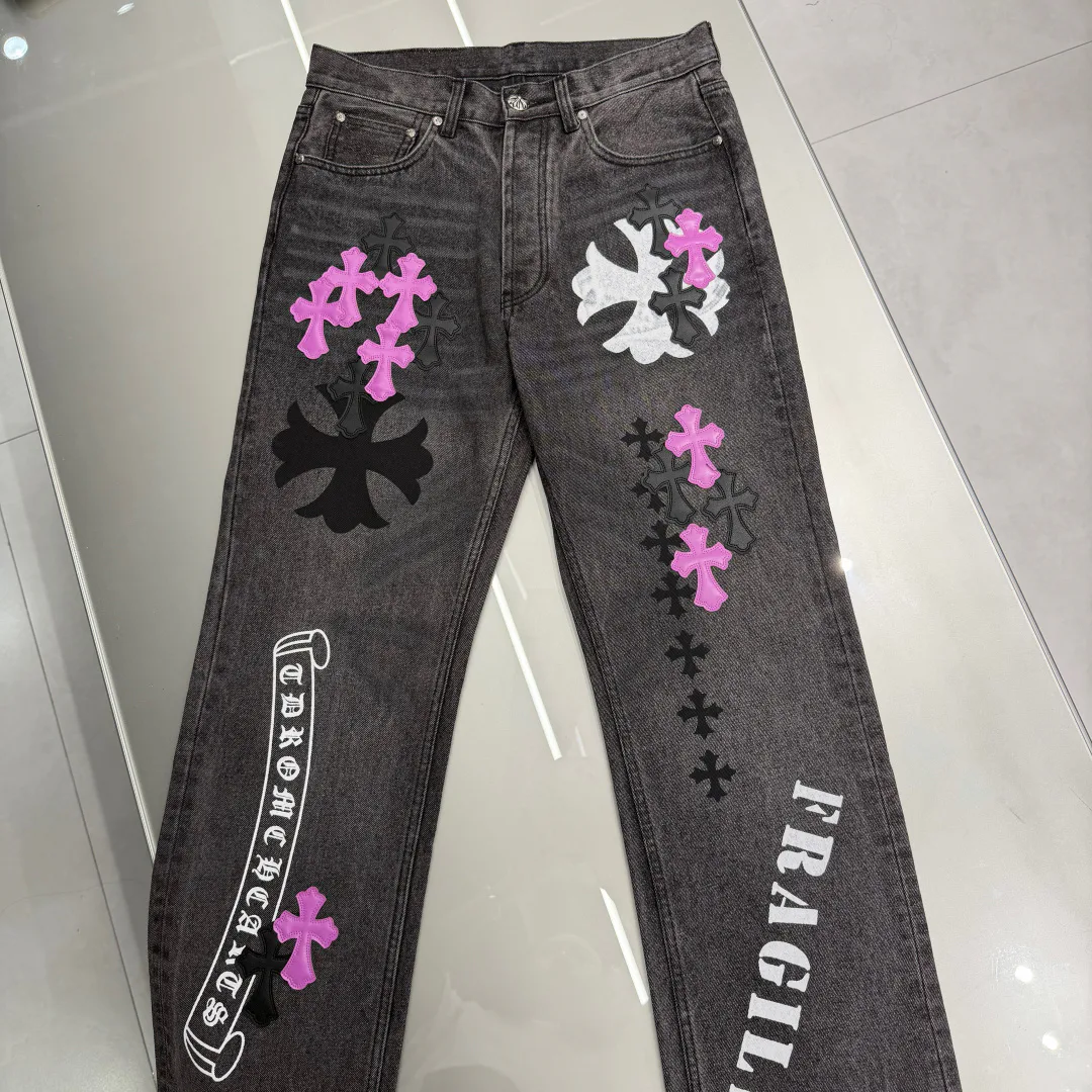 Джинсы Мужские Chrome Hearts 18278393