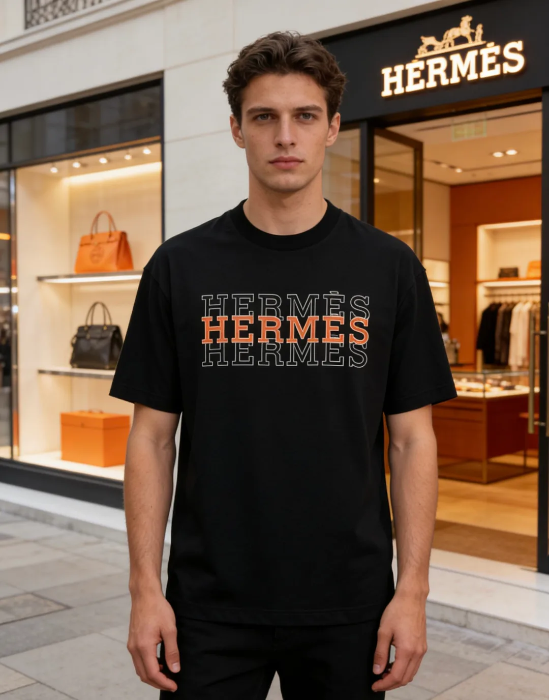 Футболки Мужские Hermes 13442024