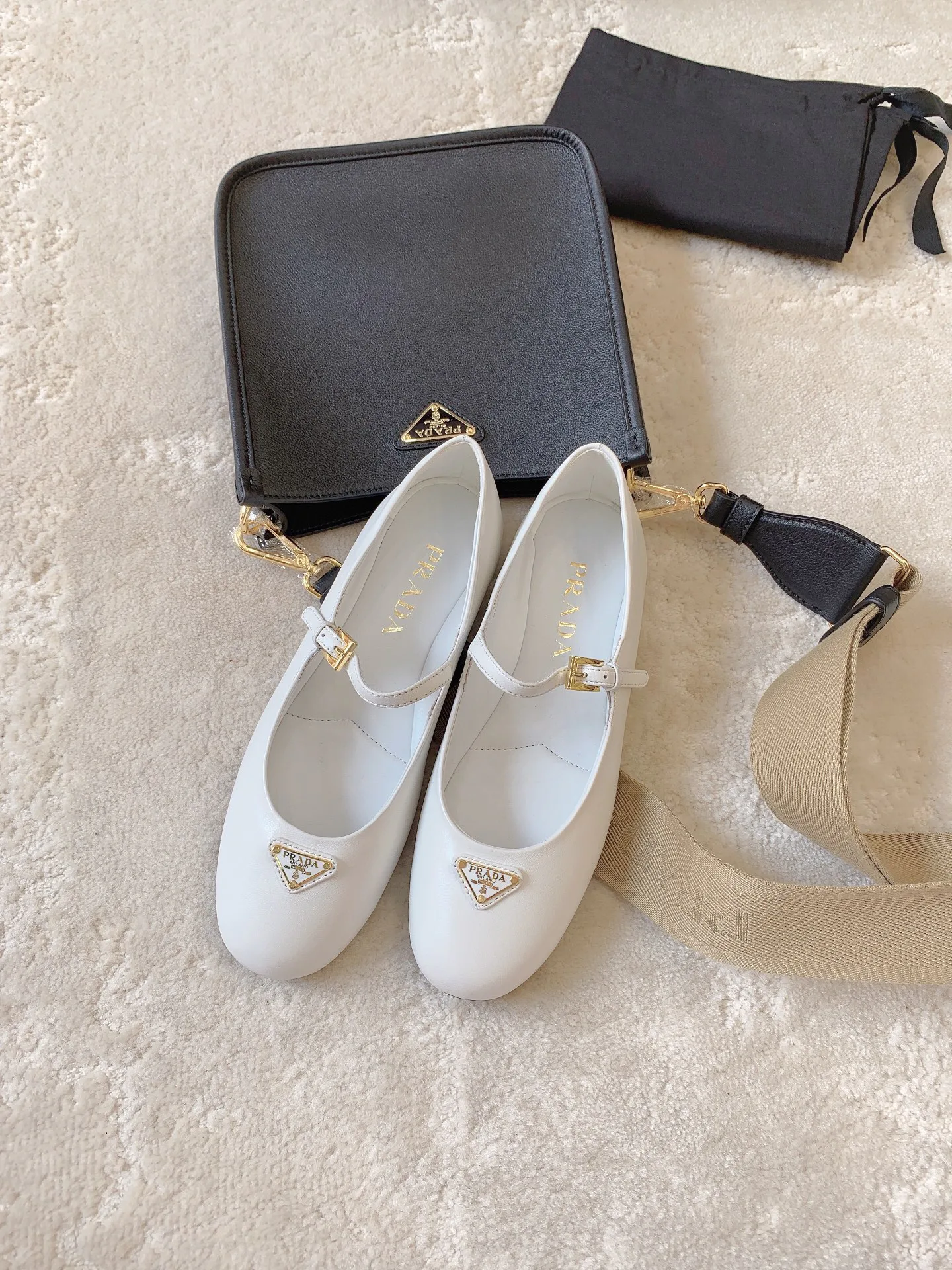 Балетки Женские Prada 4862266