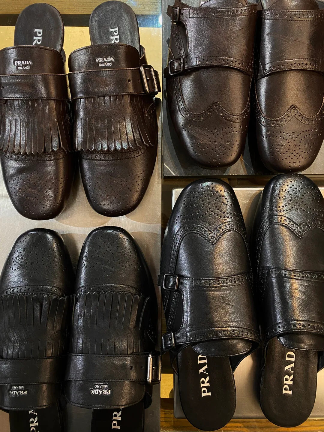 Мюли И Сабо Мужские Prada 408580