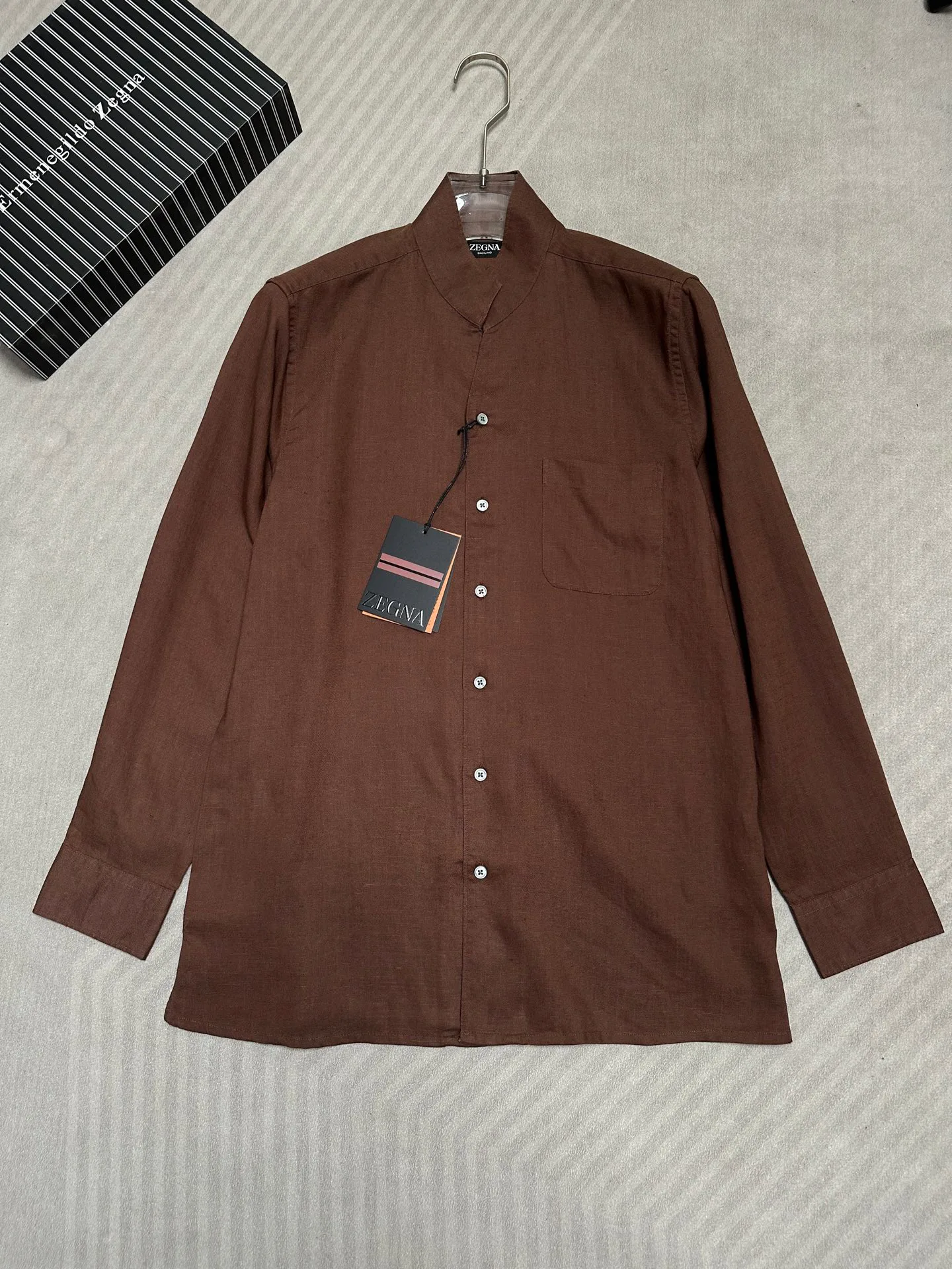 Рубашки Мужские Zegna 17605495
