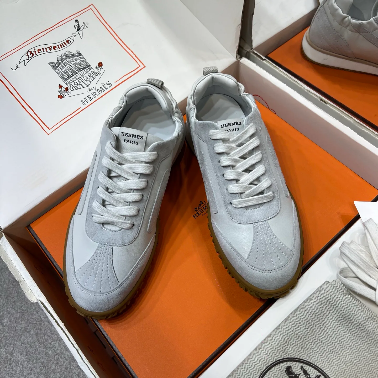 Кроссовки Мужские Hermes 148924