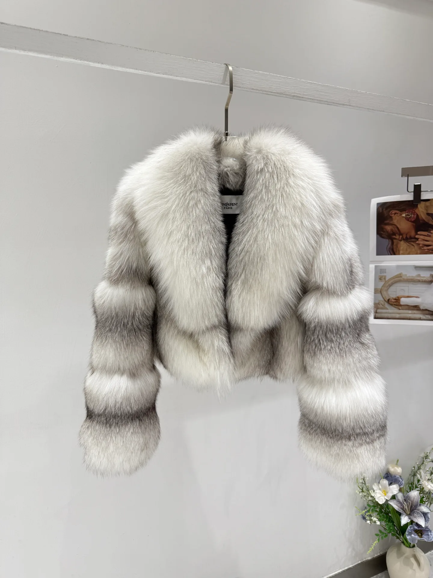 Шубы Женские Saint Laurent 785641