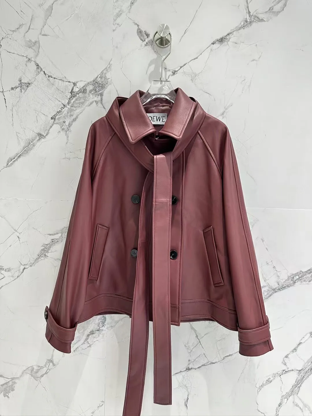 Кожаные Куртки И Дублёнки Женские Loewe 11428994