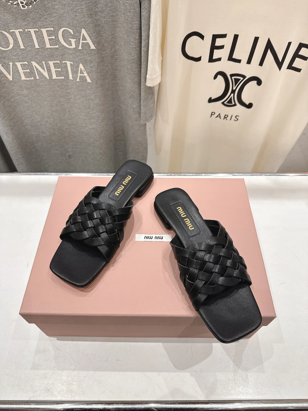 Шлепанцы Женские Miu Miu 1656913