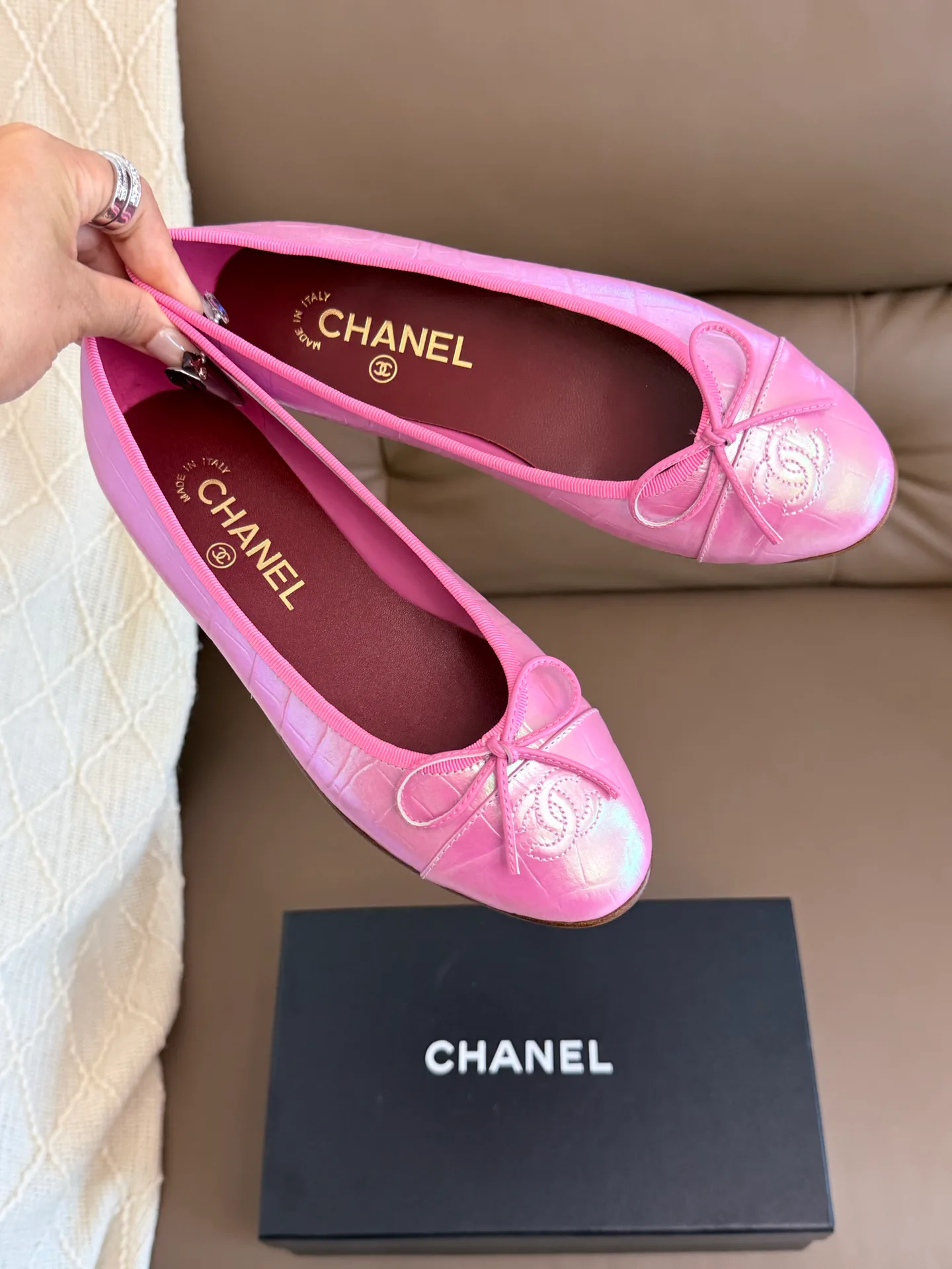 Балетки Женские Chanel 19766305