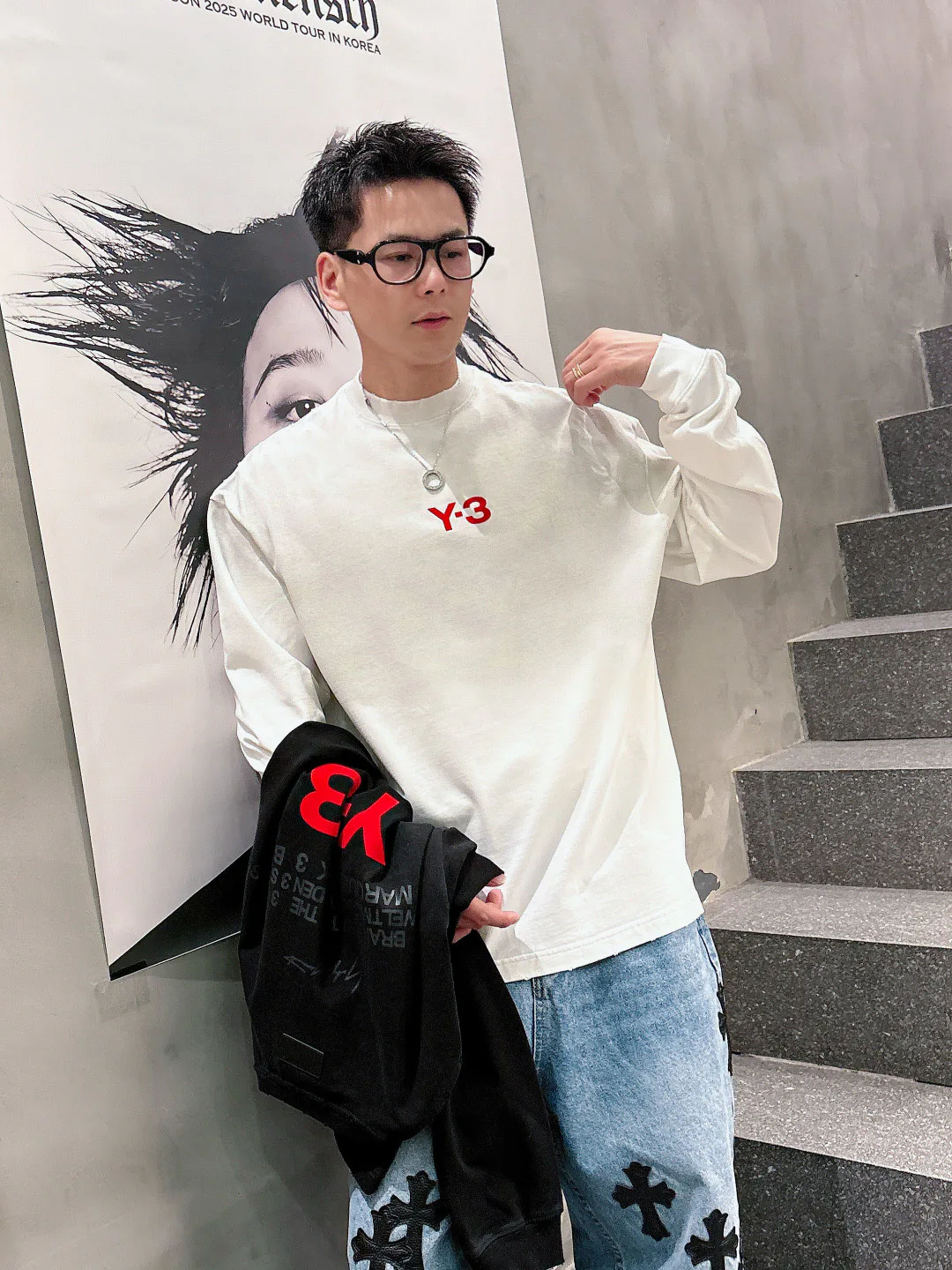 Лонгсливы Мужские Y-3 91414