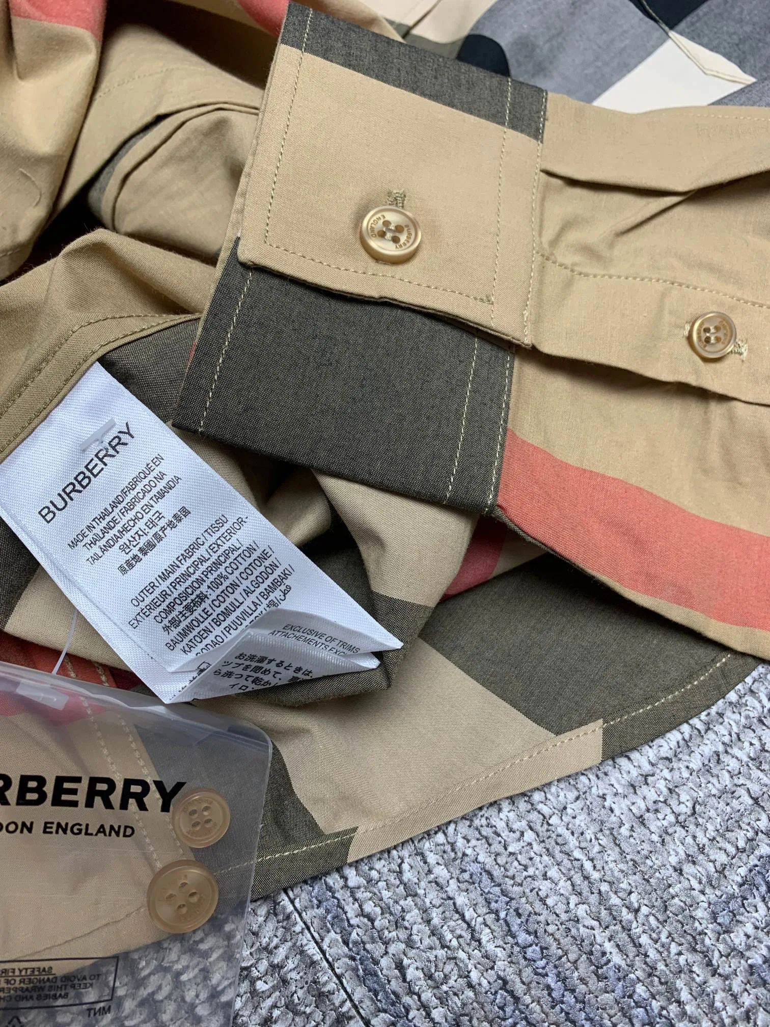 Рубашки Мужские Burberry 17967412