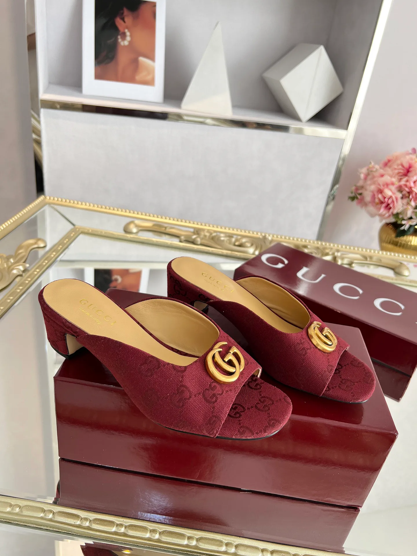 Босоножки Женские Gucci 2226947