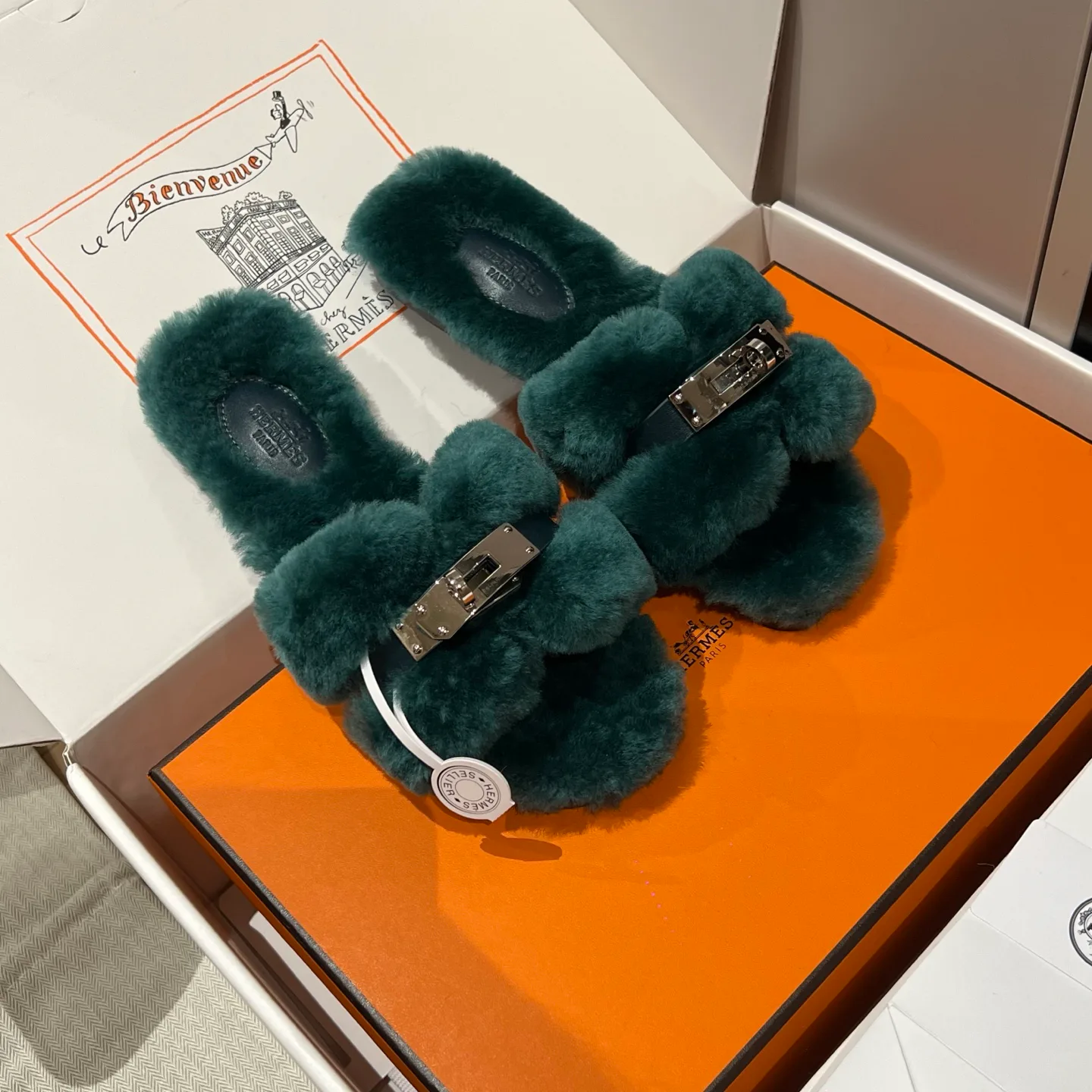 Тапочки Женские Hermes 584183