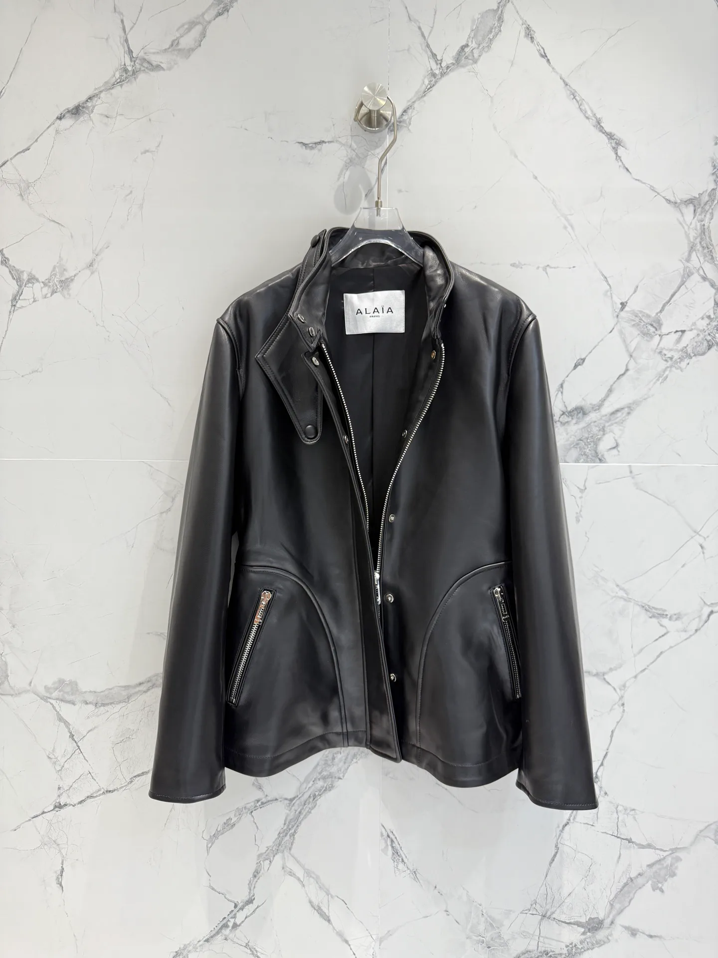 Кожаные Куртки И Дублёнки Женские Alaia 11181113