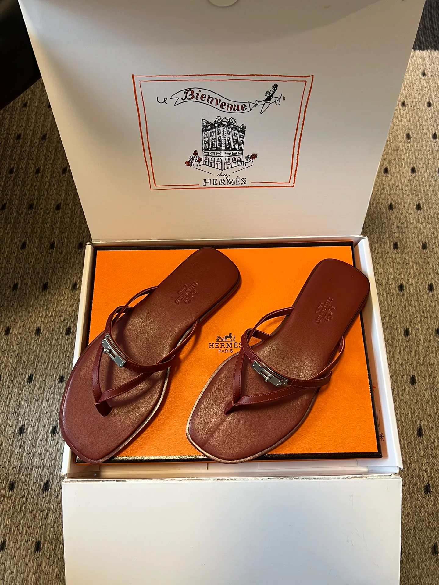 Шлепанцы Женские Hermes 10209516