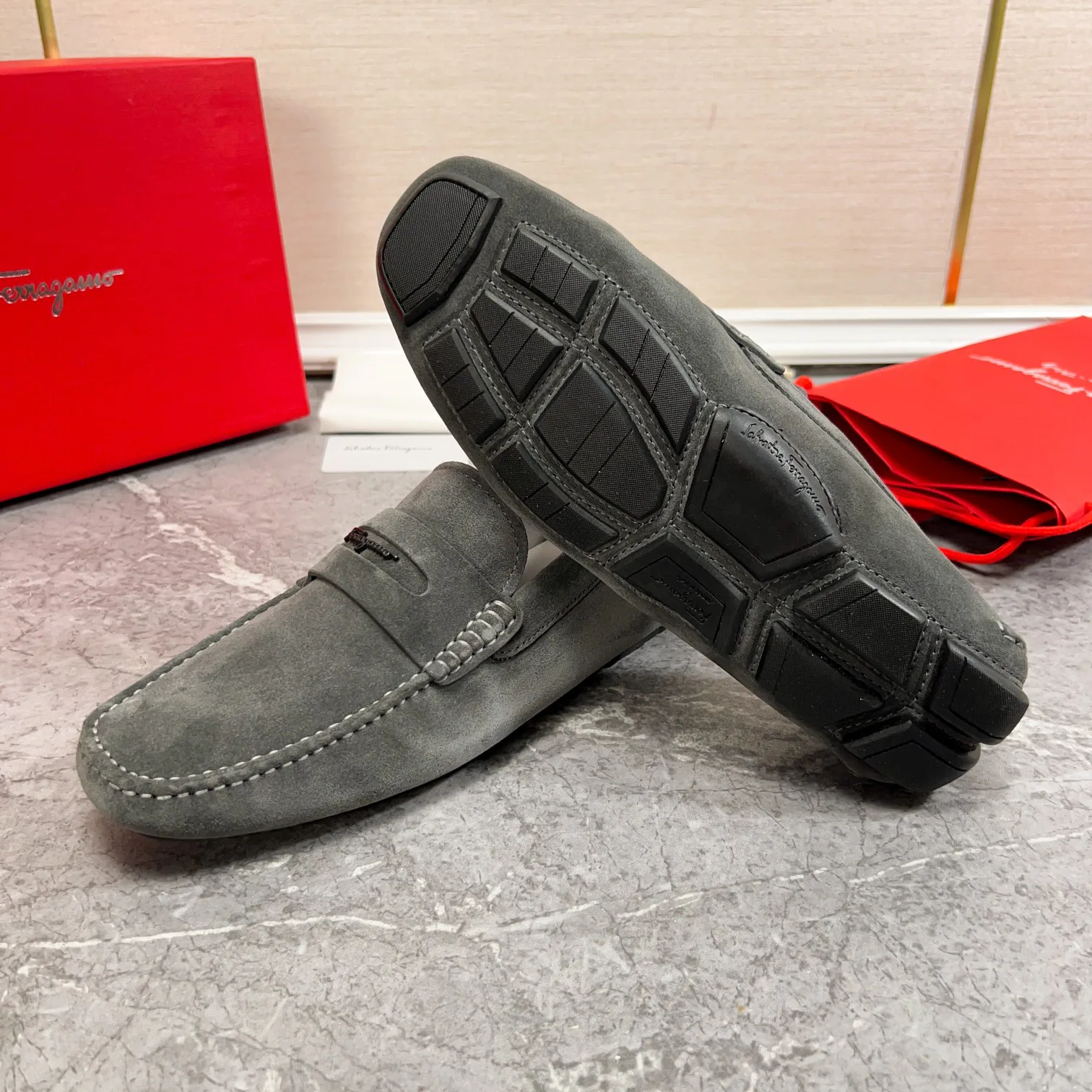 Мокасины Мужские Salvatore Ferragamo 881726