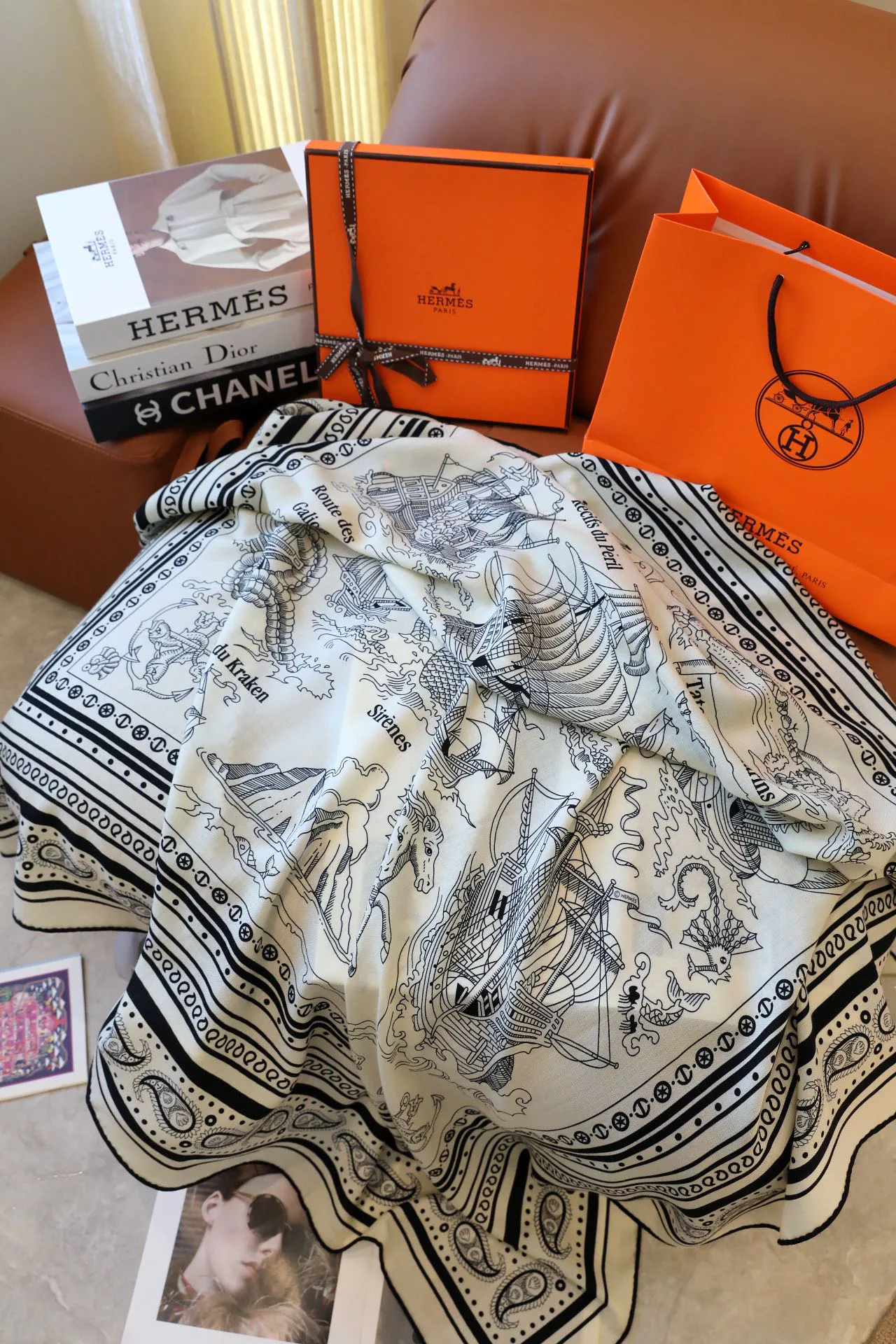 Шарфы Hermes 5048993