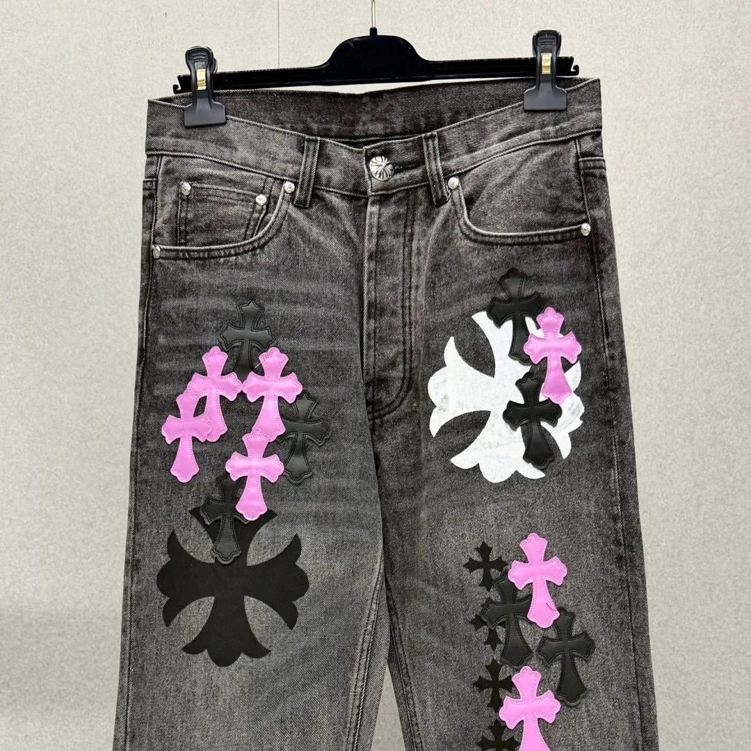 Джинсы Мужские Chrome Hearts 18278393