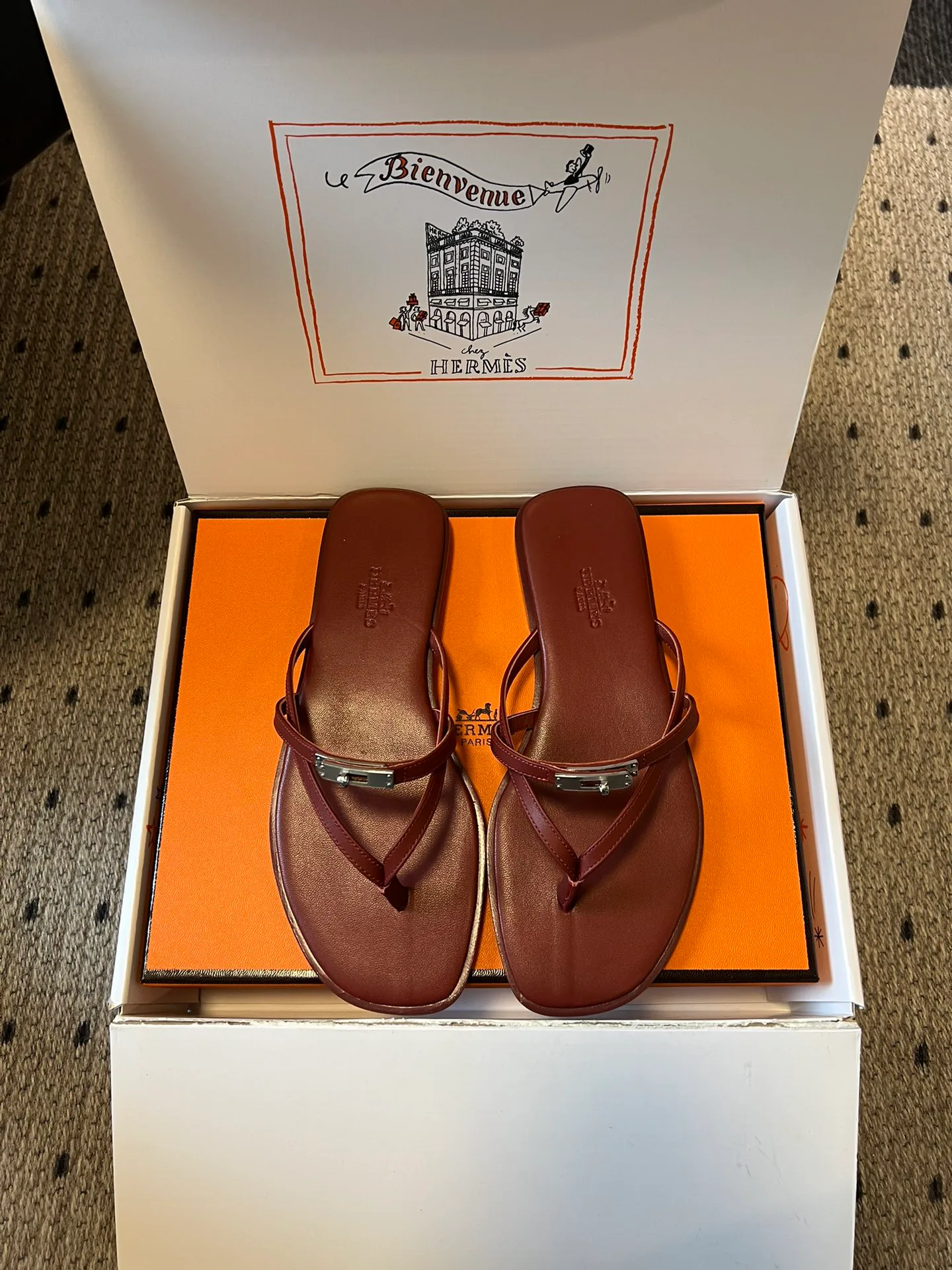 Шлепанцы Женские Hermes 10209516