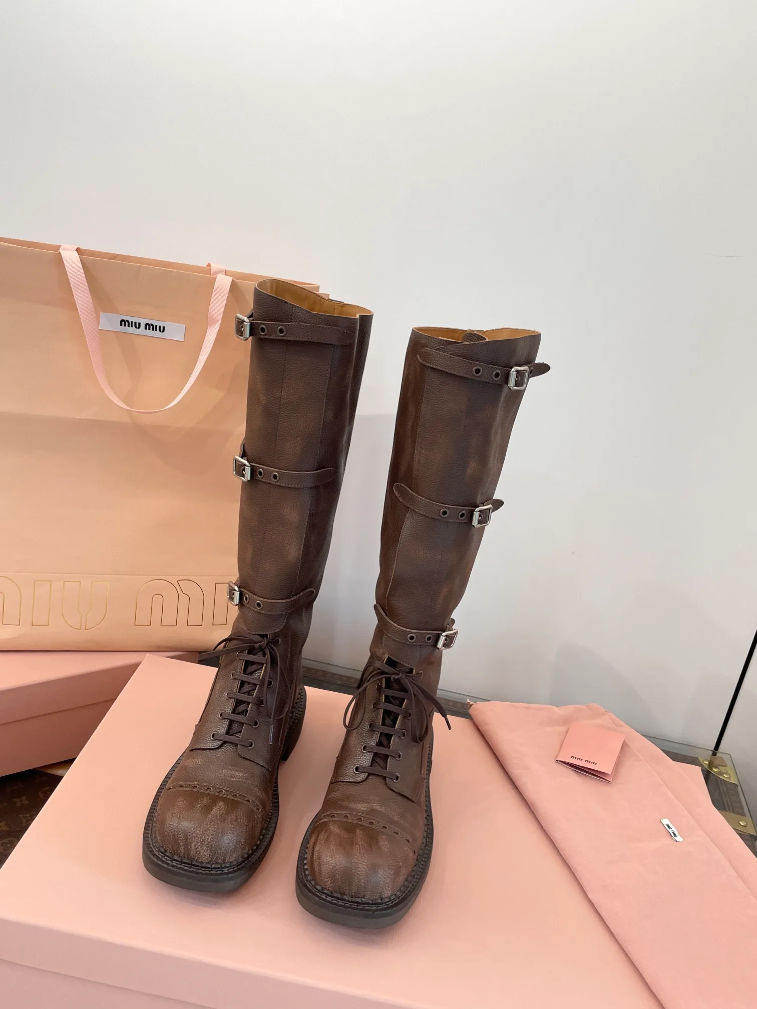 Сапоги Женские Miu Miu 407508