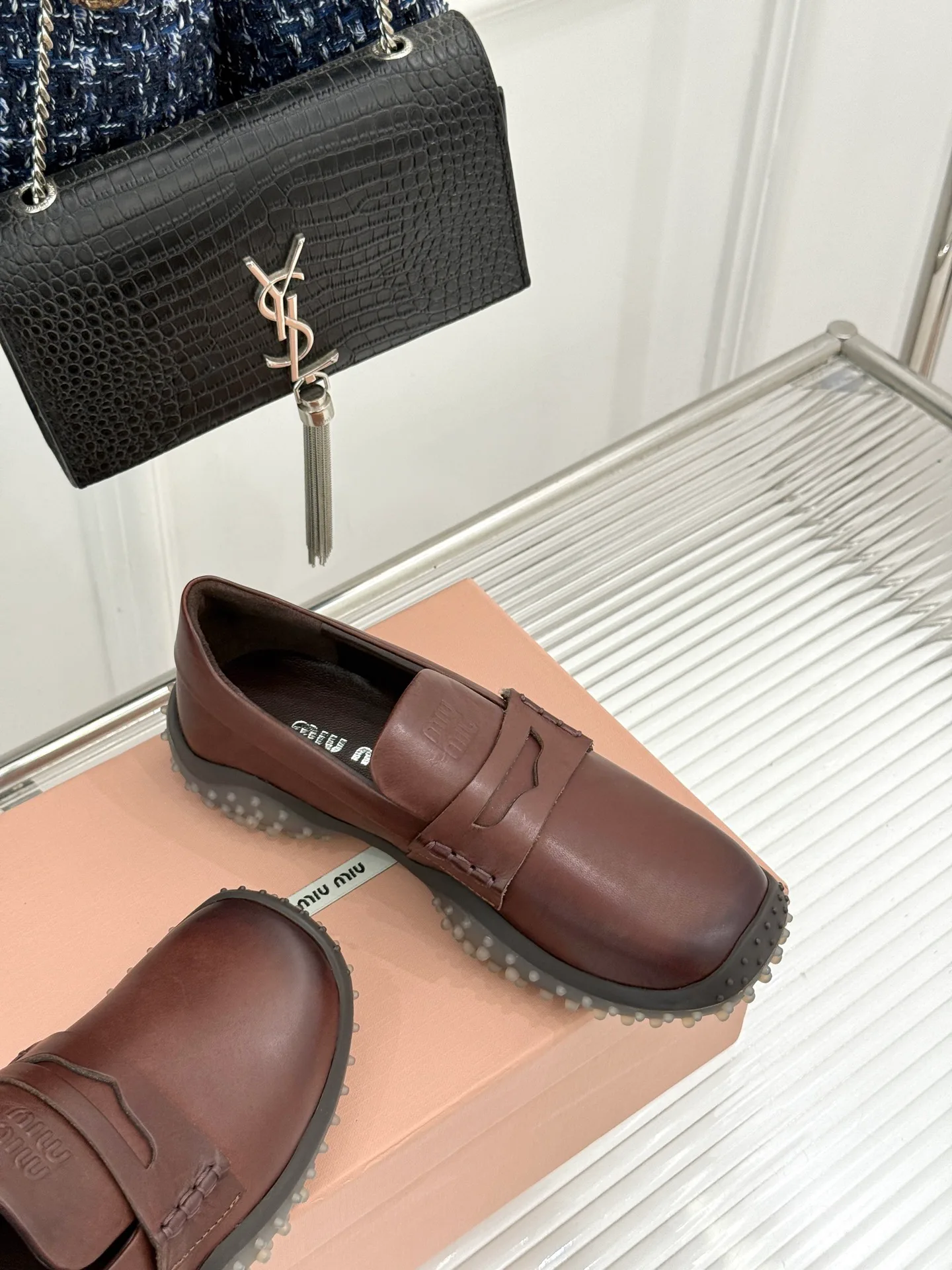 Лоферы И Мокасины Женские Miu Miu 17646505