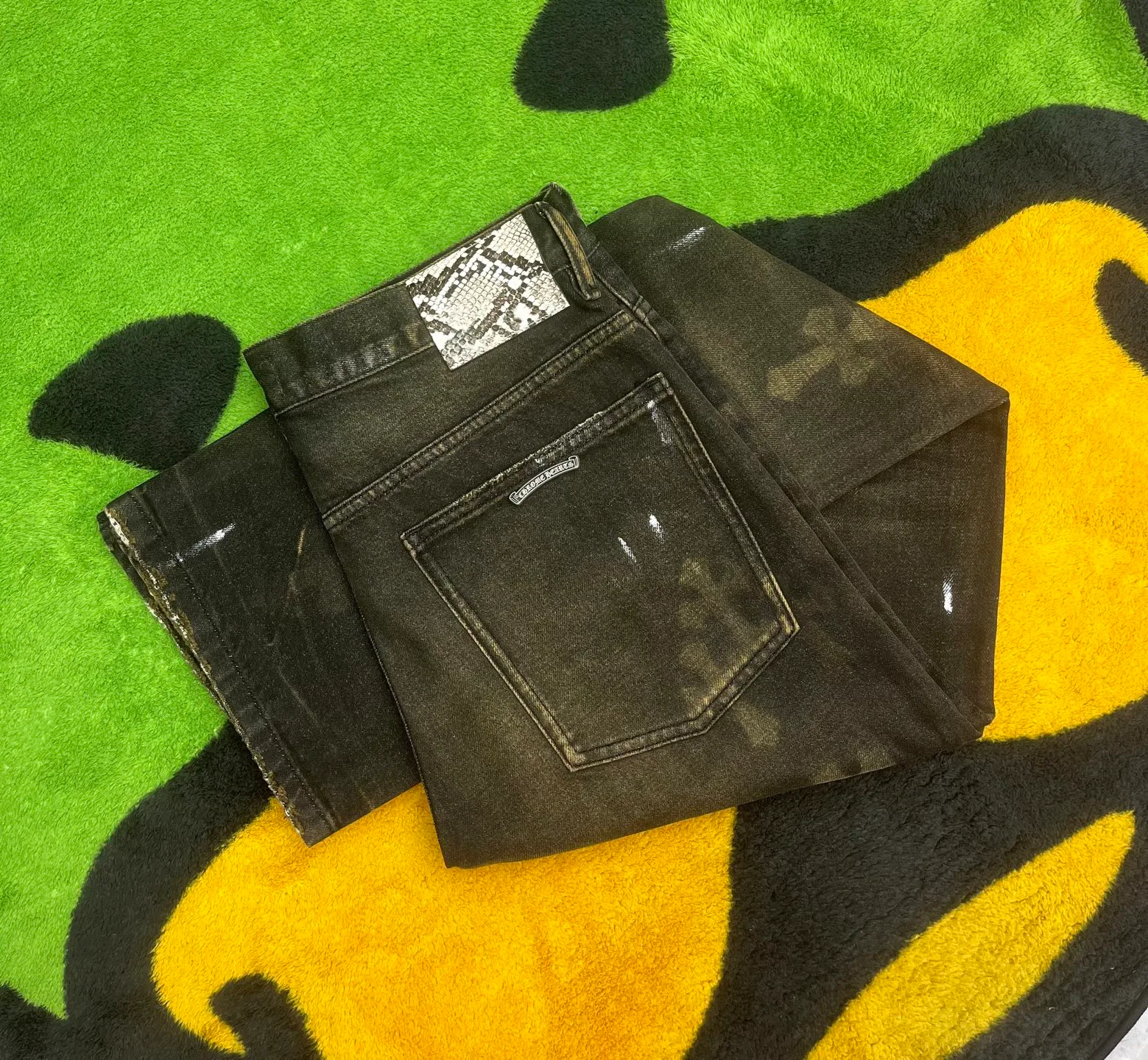 Джинсы Женские Chrome Hearts 906641