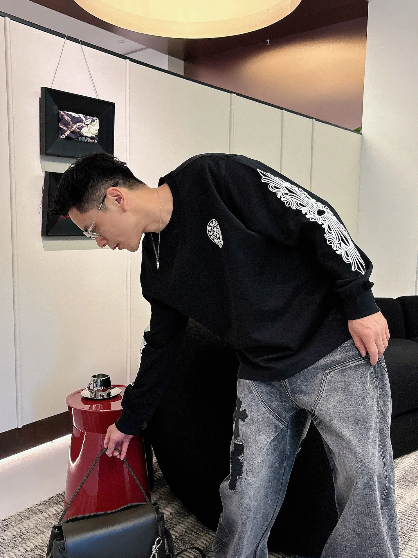 Свитшоты И Худи Мужские Chrome Hearts 787752