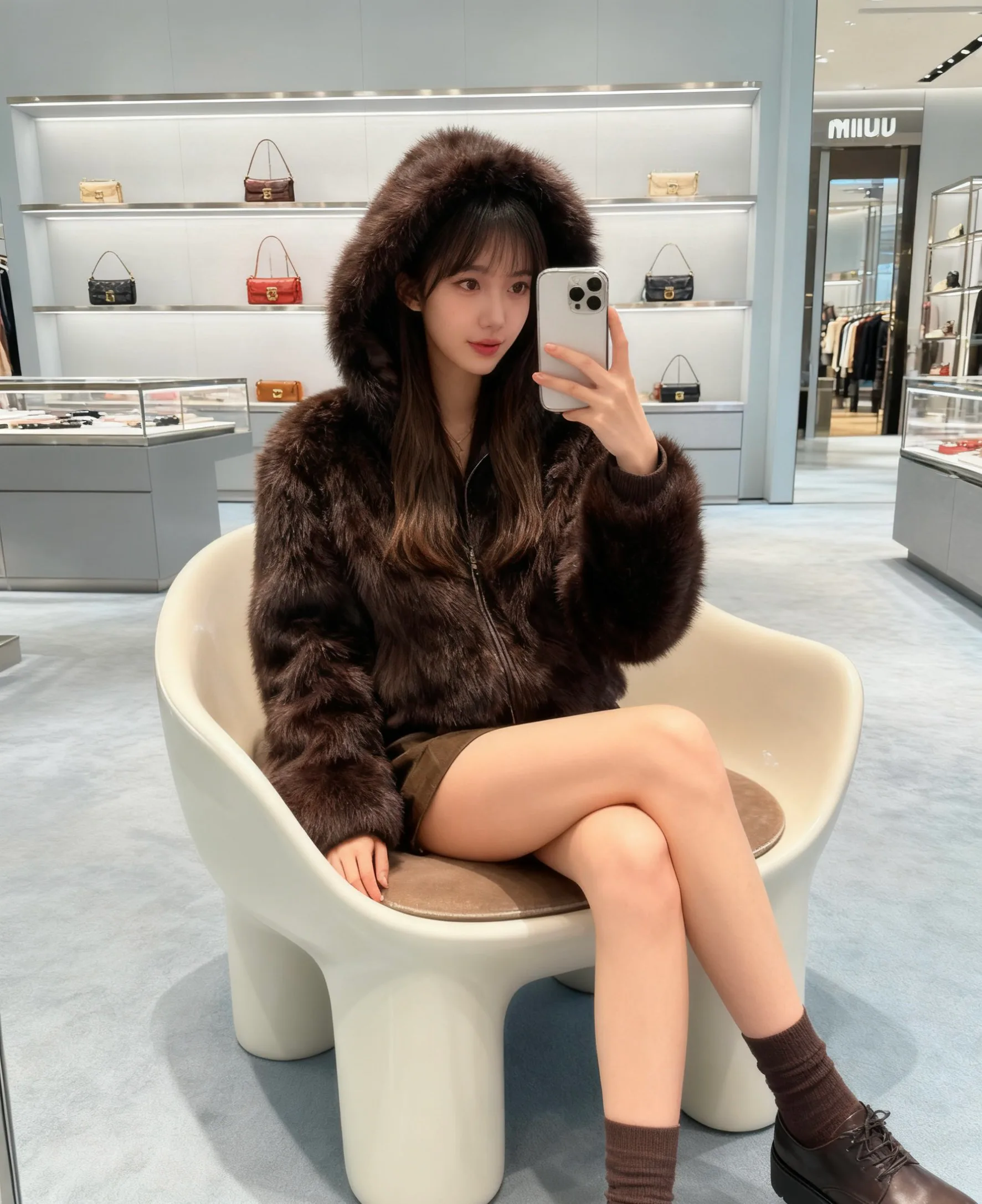 Куртки И Пуховики Женские Miu Miu 352693