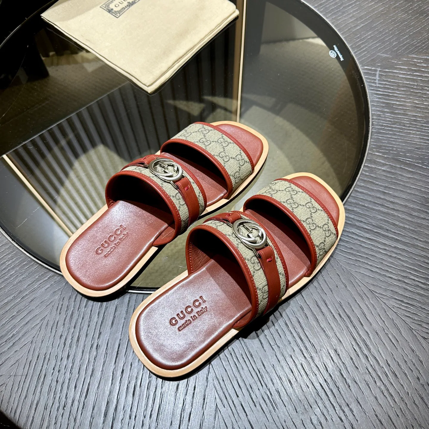 Шлепанцы Мужские Gucci 19322