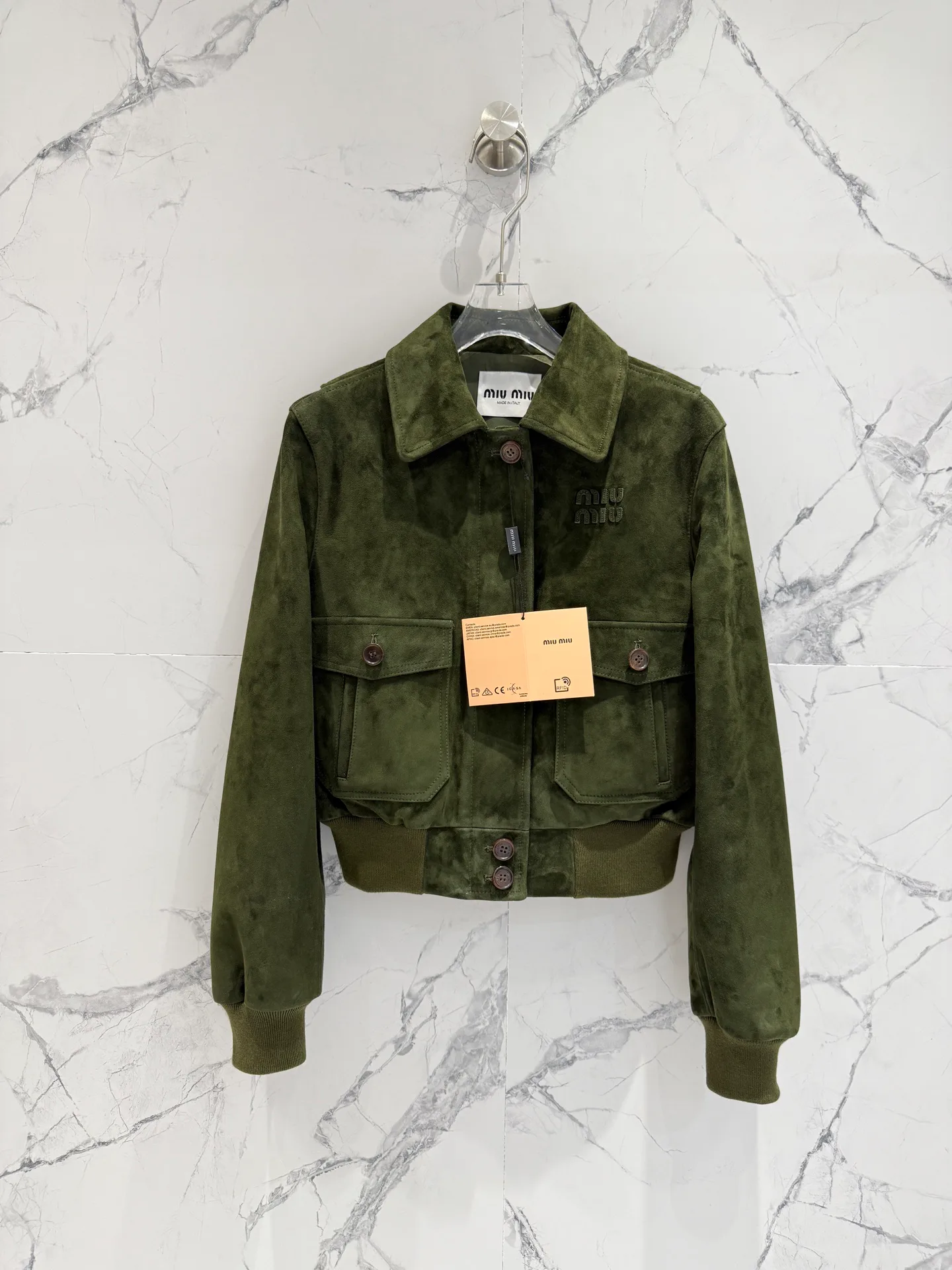 Кожаные Куртки И Дублёнки Женские Miu Miu 11428990