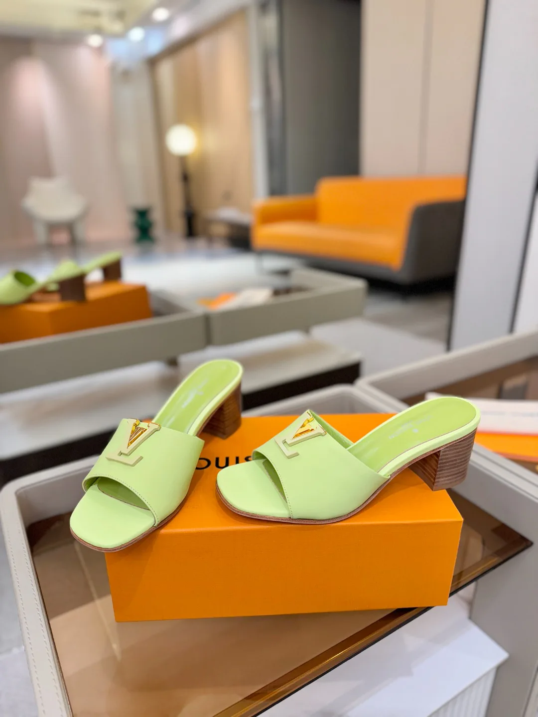 Босоножки Женские Louis Vuitton 9865289