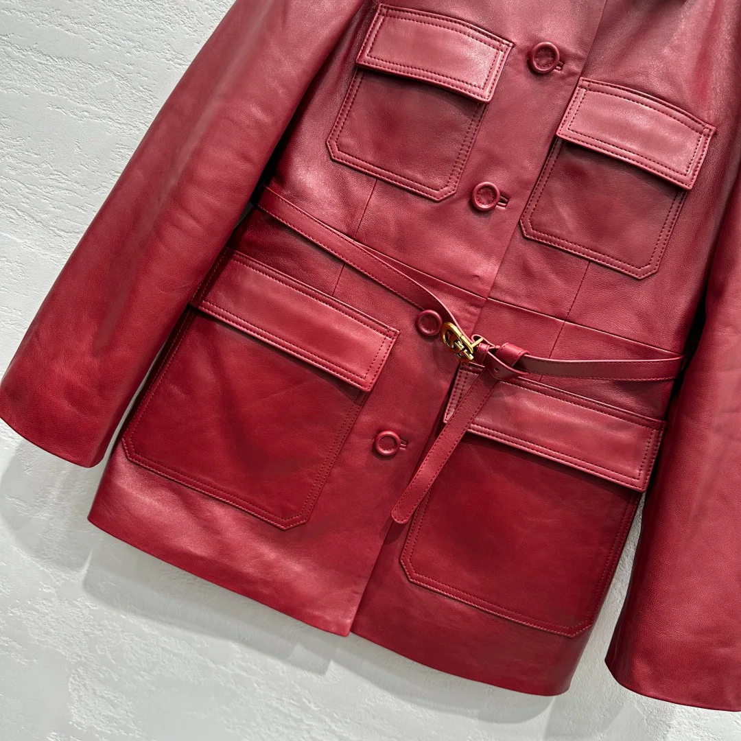 Кожаные Куртки И Дублёнки Женские Gucci 11520143