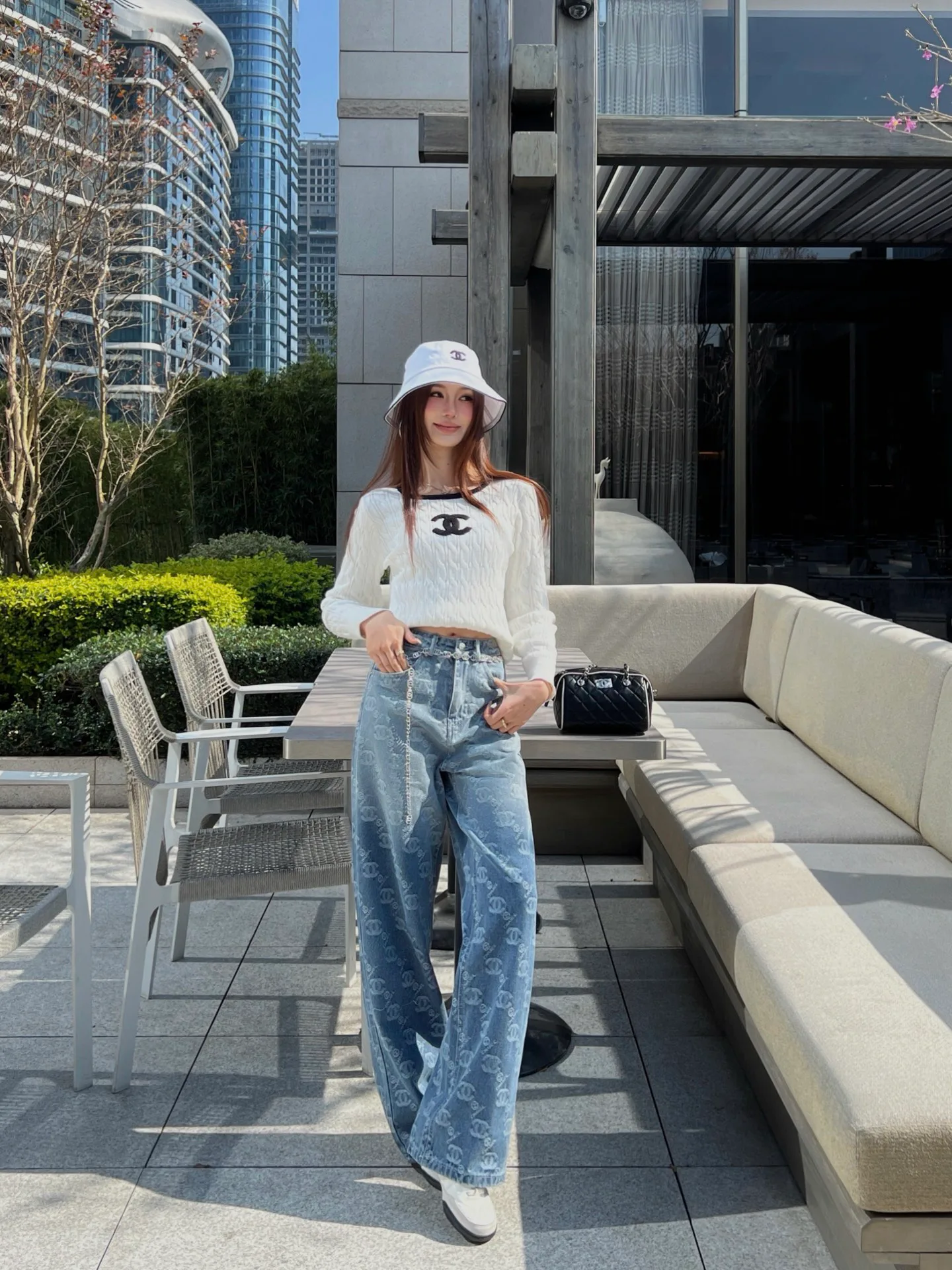 Джинсы Женские Chanel 1456259