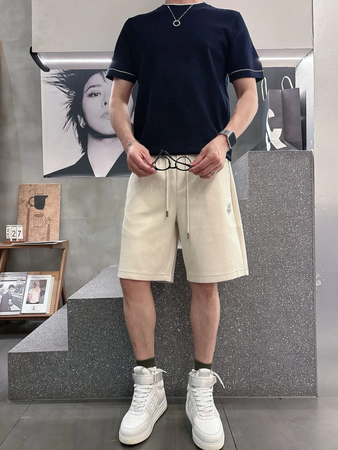 Шорты Мужские Moncler 17468341